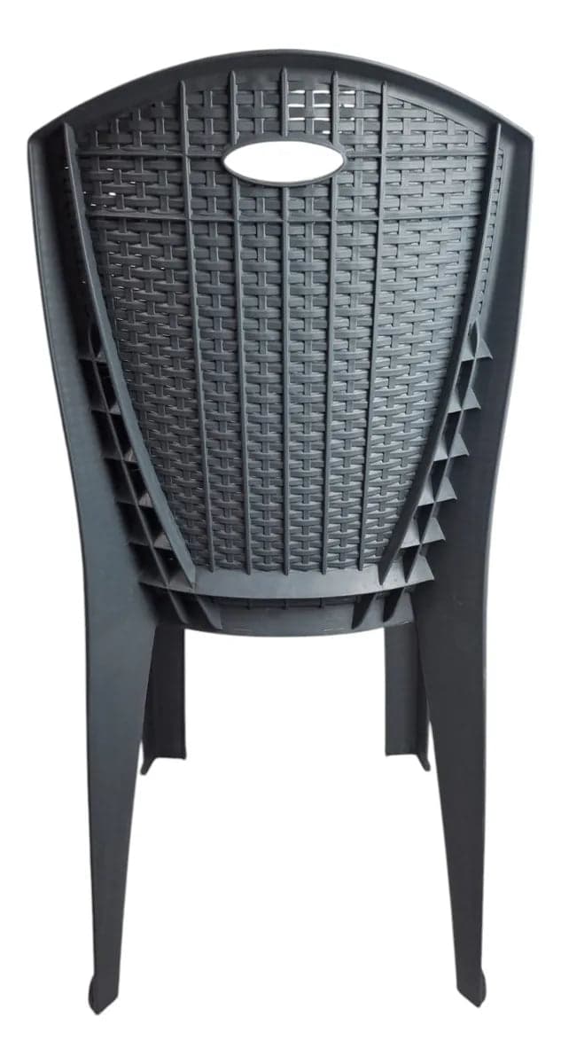 Sedia Impilabile Paris In Plastica Effetto Rattan – 38X36X88 Cm – Colore Antracite in Sedie per tavolo da giardino BricoGo - Marano di Napoli, commercioVirtuoso.it