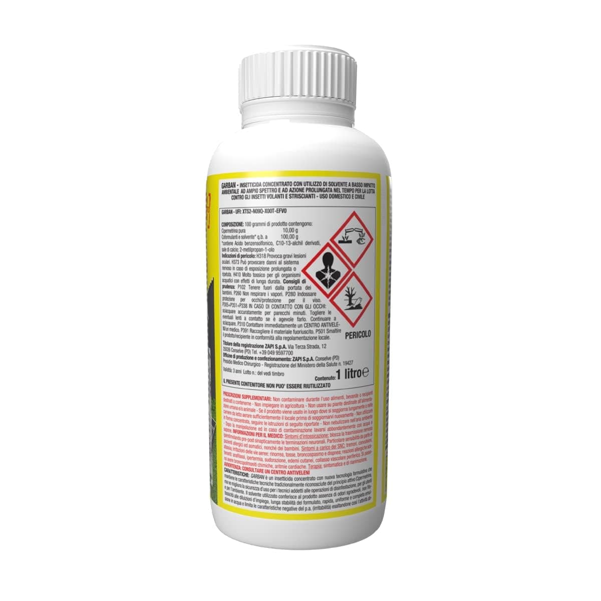 Insetticida Concentrato Zapi 1 L Contro Zanzare Mosche Zecche Pulci Blatte Formiche Ampio Spettro E Azione Prolungata in Vari insetti BricoGo - Marano di Napoli, commercioVirtuoso.it