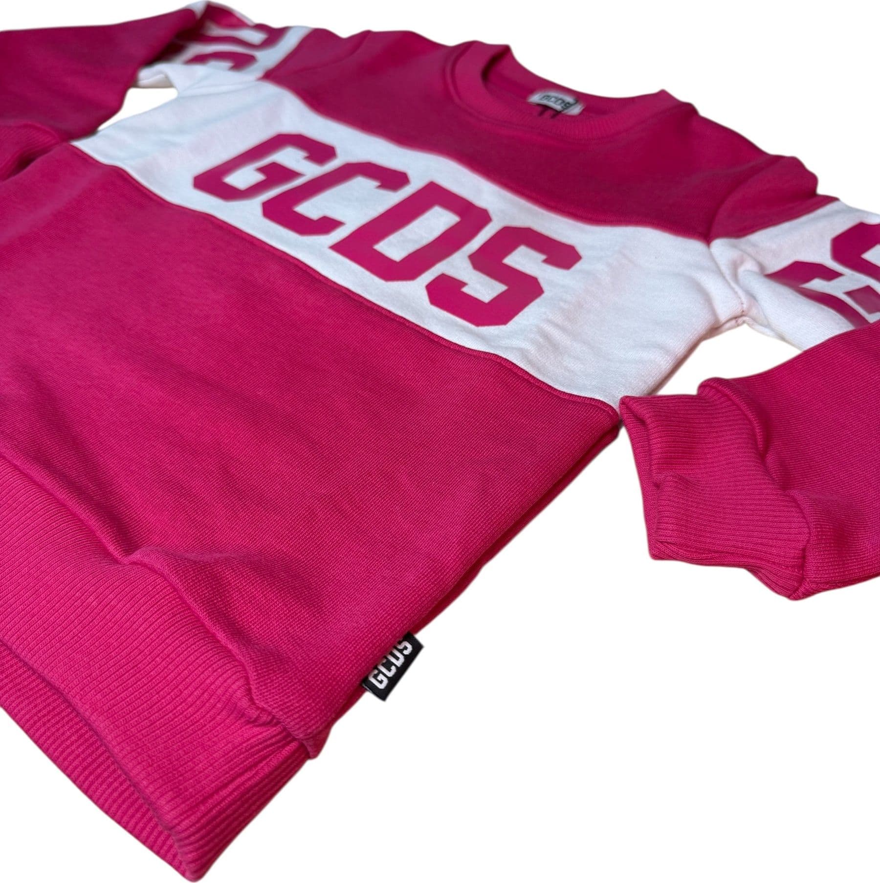 GCDS Felpa Bambina 1527ba2_fucsia da bambino in Felpe senza cappuccio Drestige - Casamassima, commercioVirtuoso.it
