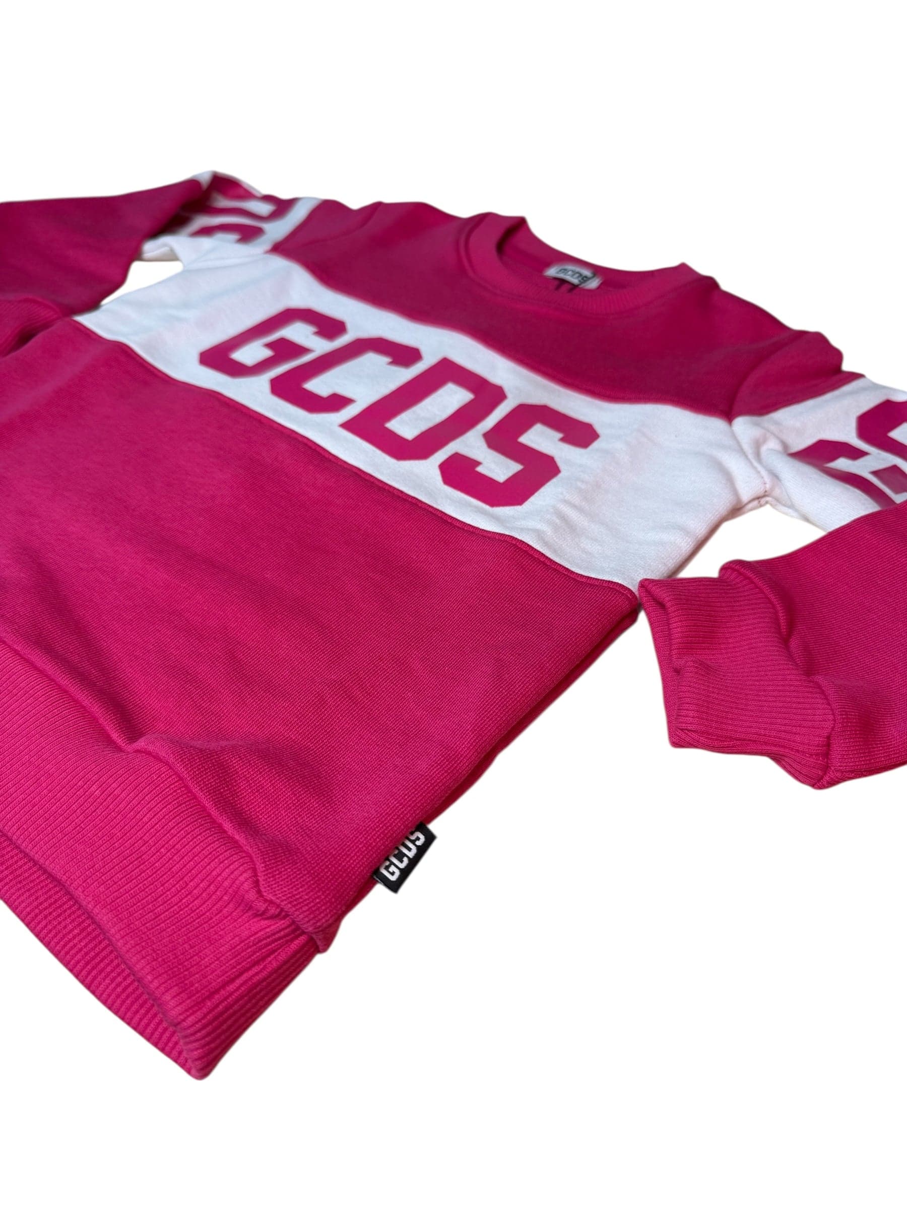 GCDS Felpa Bambina 1527ba2_fucsia da bambino in Felpe senza cappuccio Drestige - Casamassima, commercioVirtuoso.it