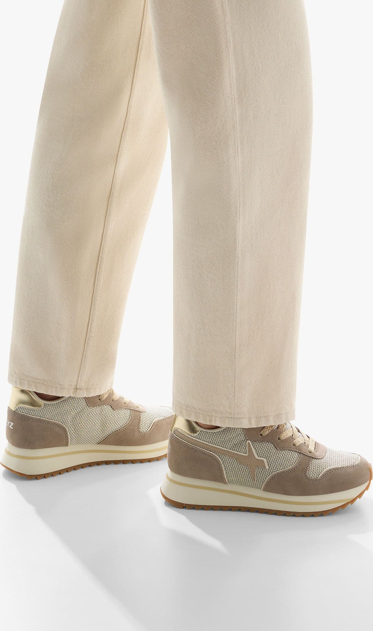 W6YZ Sneakers Donna JET-W. 2018635141D22 Tortora-Platino da donna in Sneaker casual Drestige - Casamassima, commercioVirtuoso.it