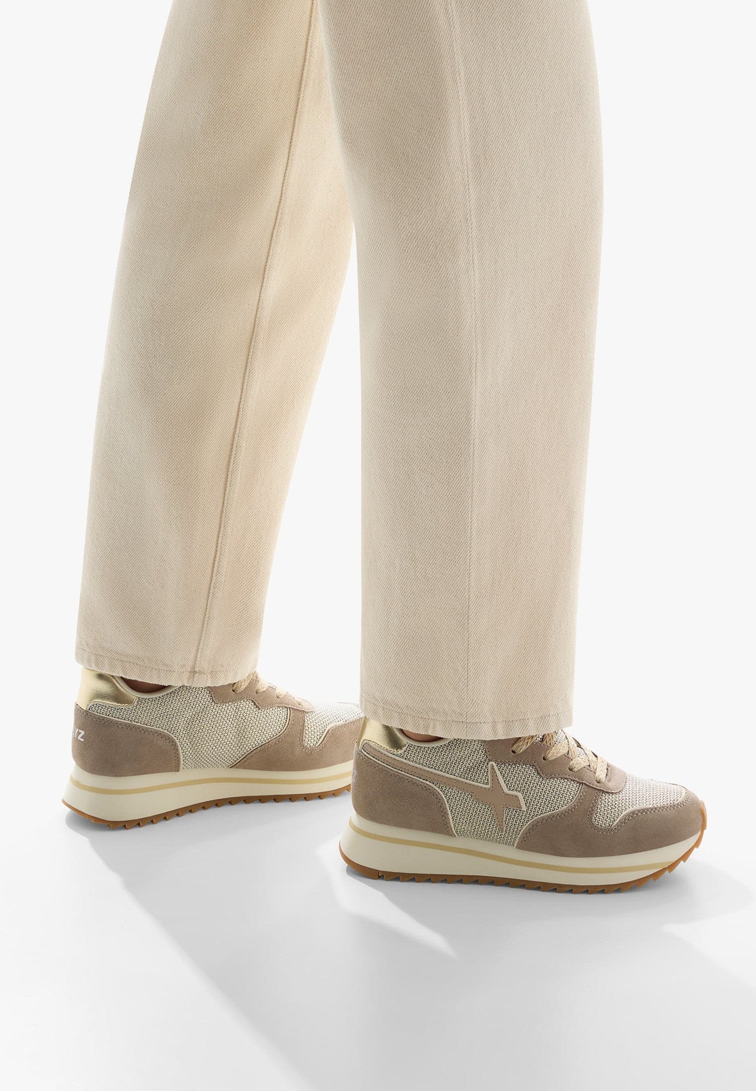 W6YZ Sneakers Donna JET-W. 2018635141D22 Tortora-Platino da donna in Sneaker casual Drestige - Casamassima, commercioVirtuoso.it