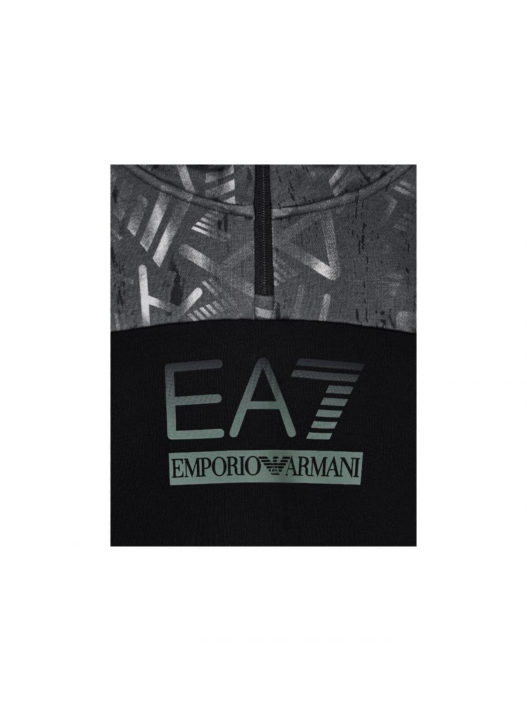 EMPORIO ARMANI Felpa Bambino Emporio Armani 7B000180_NERO da bambino in Felpe con cappuccio Drestige - Casamassima, commercioVirtuoso.it