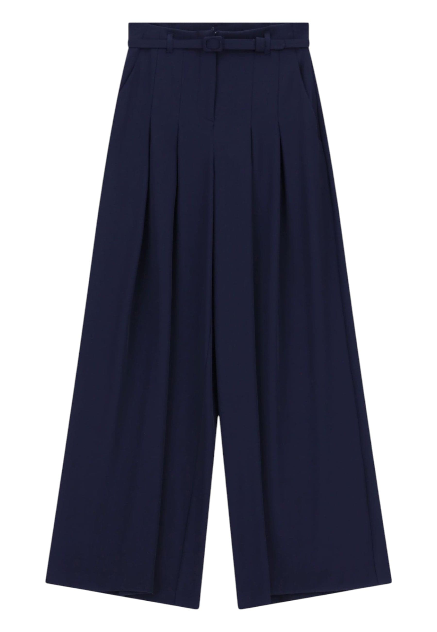 IMPERIAL Pantaloni palazzo a vita alta con pince Donna Imperial da donna in Pantaloni Drestige - Casamassima, commercioVirtuoso.it