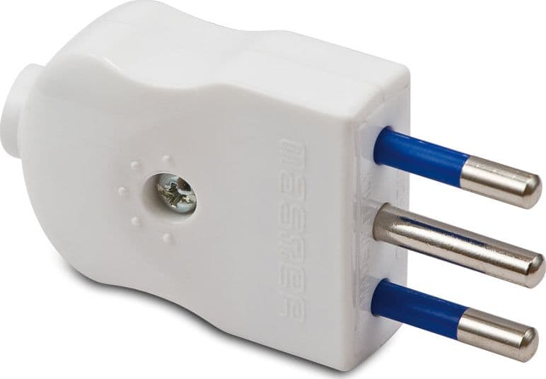 Spina Compact S11 2 Poli+T 10A- Esclu- Pezzi 1 in Spine elettriche di corrente alterna BricoGo - Marano di Napoli, commercioVirtuoso.it