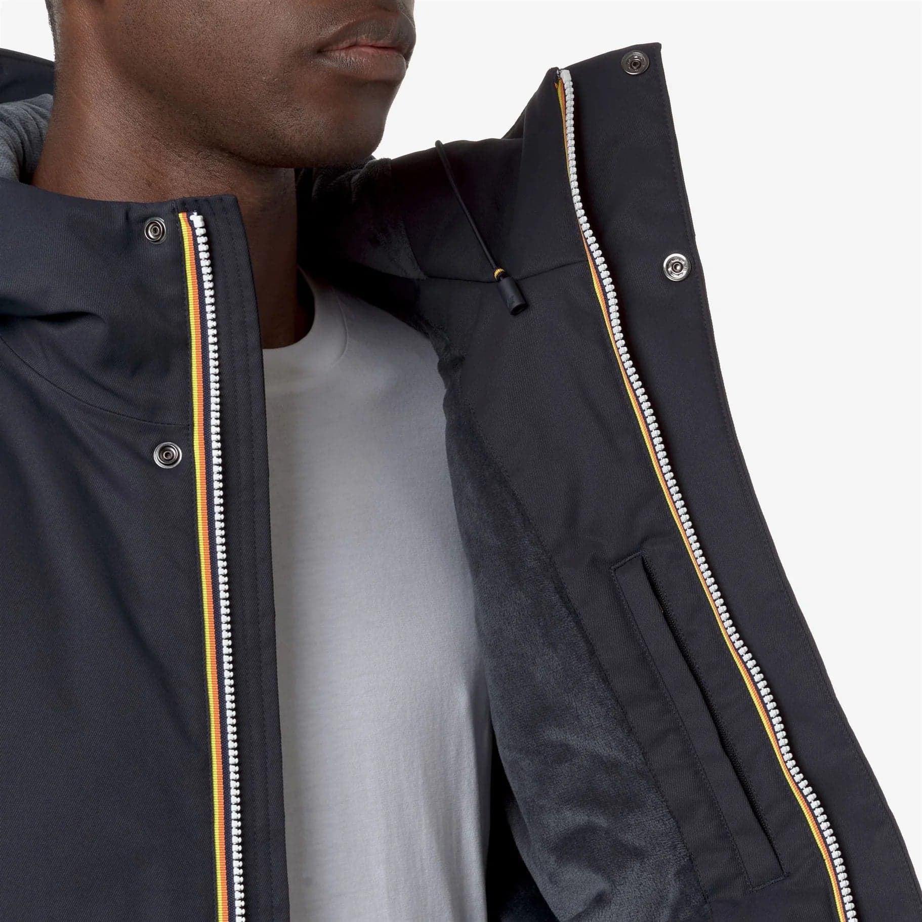 K-Way K-WAY Jacko Twill Marmotta capospalla uomo Corto Impermeabile Uomo Blu con Isolamento PrimaLoft K8133DW AL9 da uomo in Giacche Drestige - Casamassima, commercioVirtuoso.it