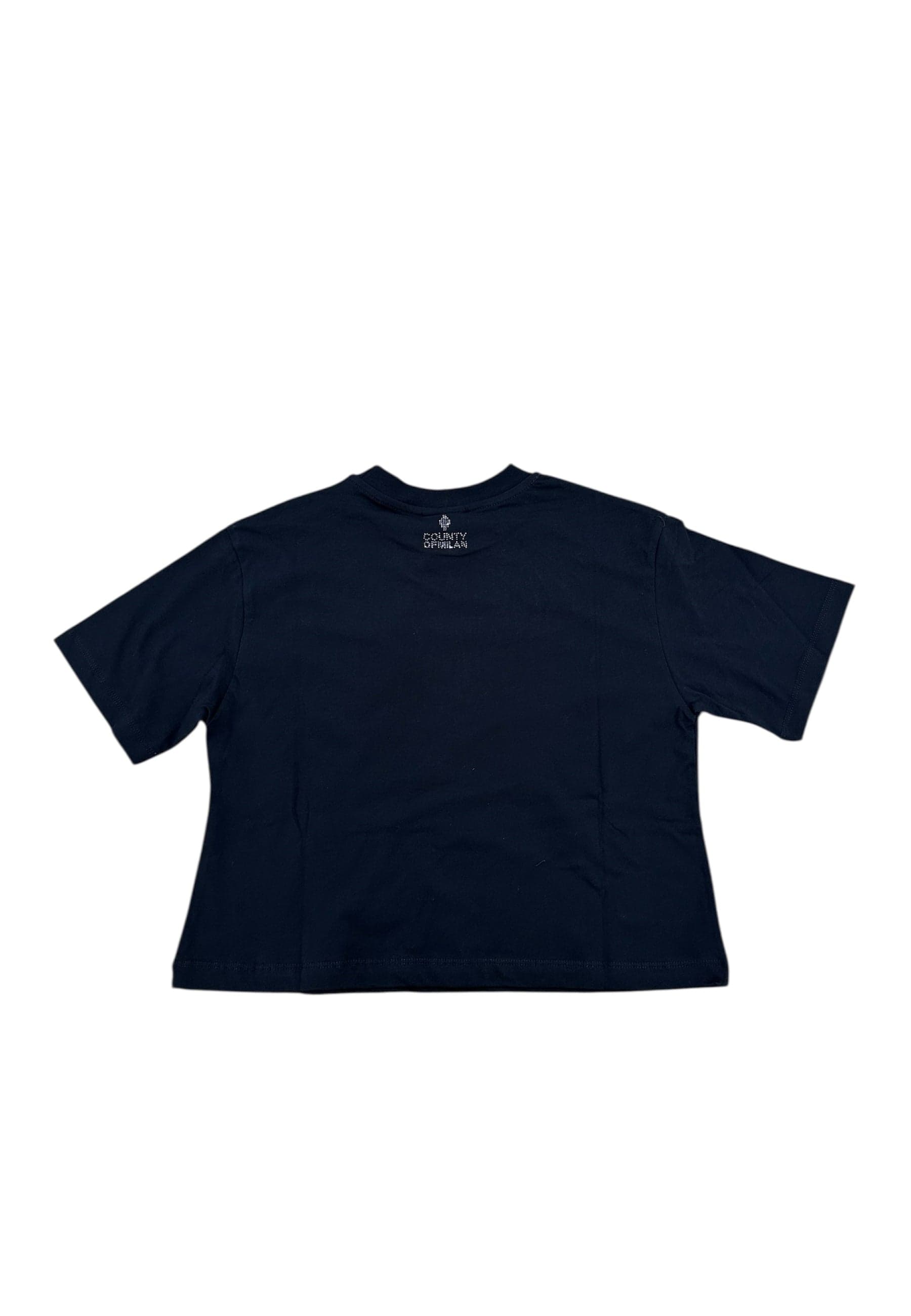 COUNTRY OF MILAN T-shirt crop mezza manica Donna cristal wings da donna in T-shirt Drestige - Casamassima, commercioVirtuoso.it