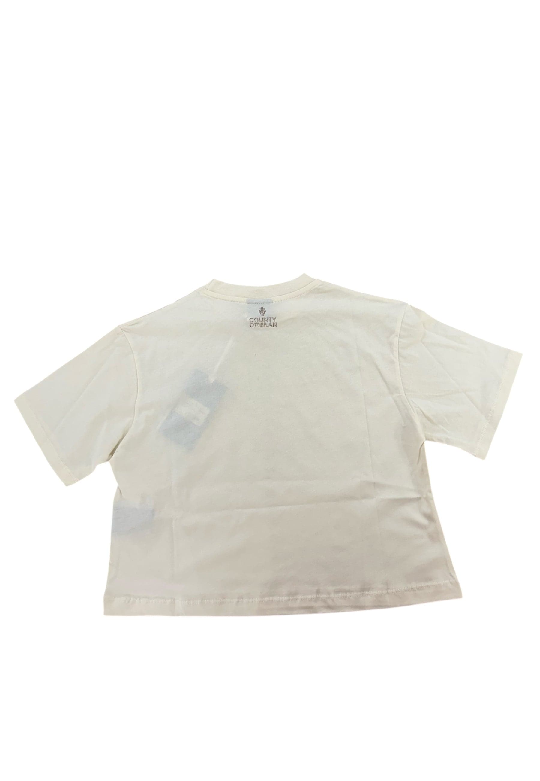 COUNTRY OF MILAN T-shirt crop mezza manica Donna cristal wings da donna in T-shirt Drestige - Casamassima, commercioVirtuoso.it