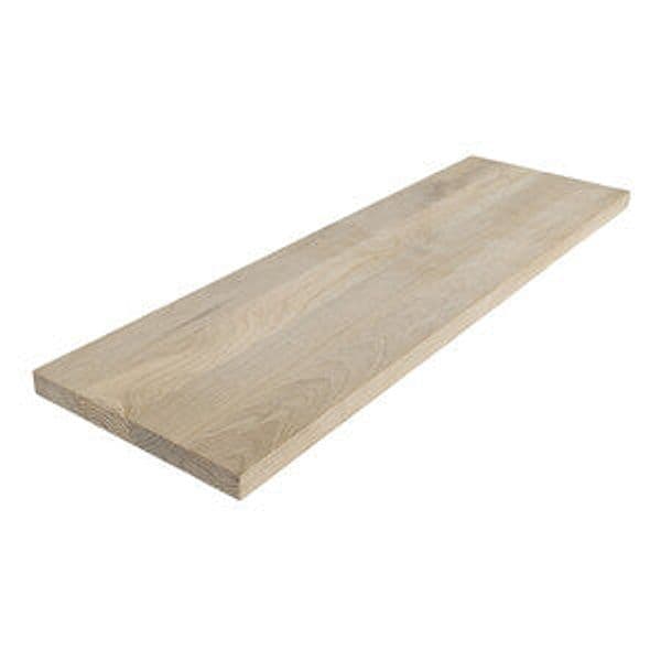 Mensola Squadrata Rovere Naturale 80 x 1,8 x 20 cm 5 Pezzi