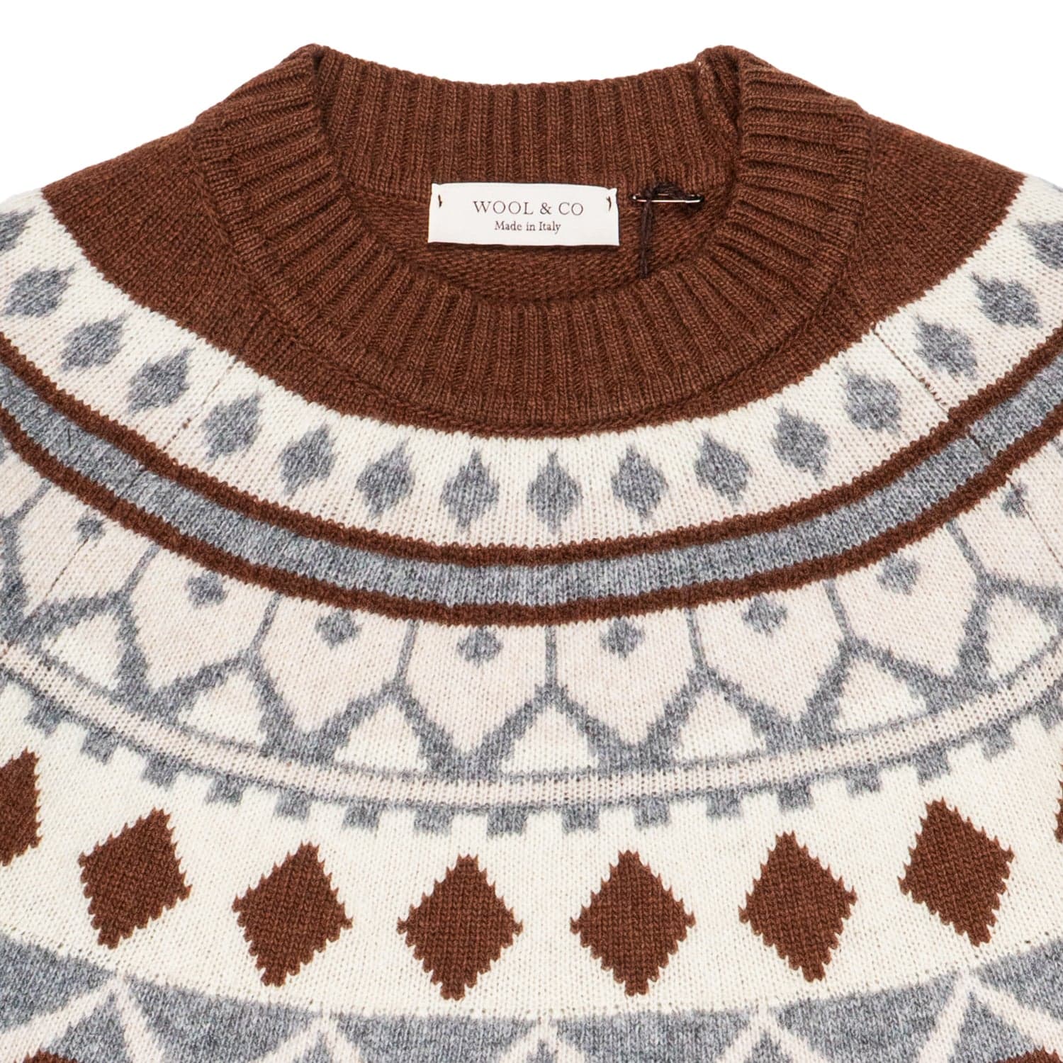 WOOL &amp; CO Maglia Uomo Wool &amp; Co Paricollo Jacq Spron da uomo in Maglioni Drestige - Casamassima, commercioVirtuoso.it