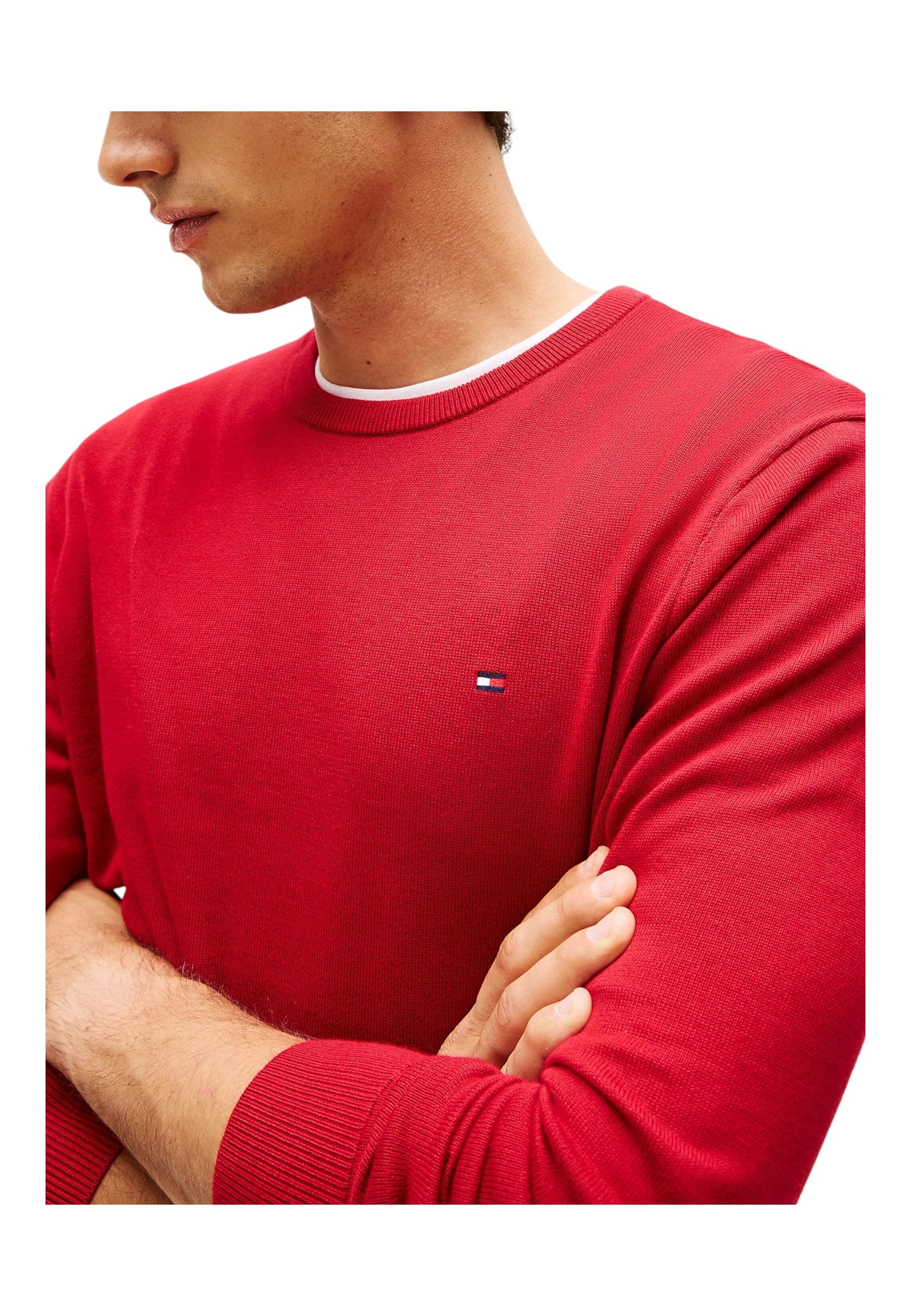 TOMMY HILFIGER JEANS Pullover slim fit leggero Uomo Tommy Hilfiger Jeans da uomo in Felpe senza cappuccio Drestige - Casamassima, commercioVirtuoso.it