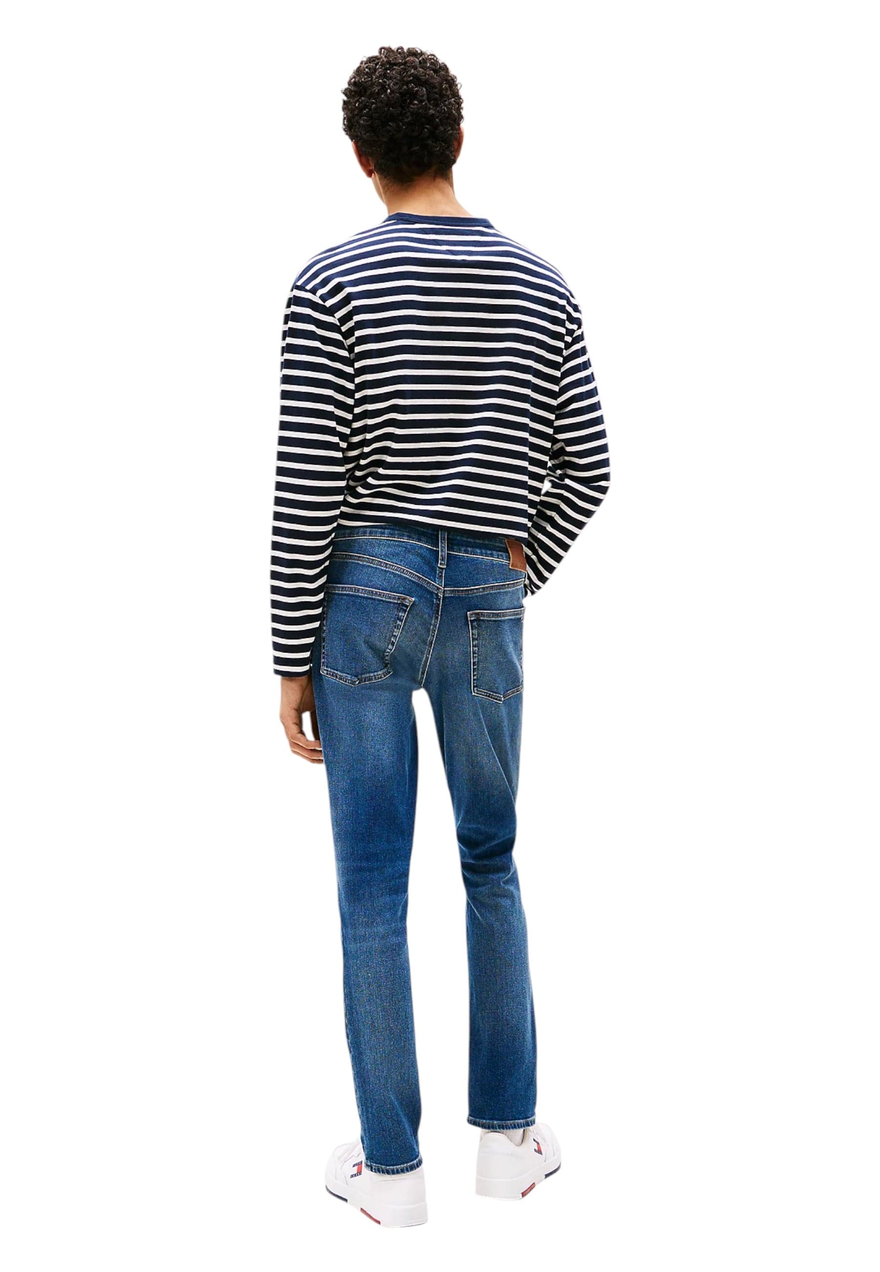 TOMMY HILFIGER JEANS Jeans Scanton slim fit con baffature Uomo Tommy Hilfiger Jeans da uomo in Jeans Drestige - Casamassima, commercioVirtuoso.it
