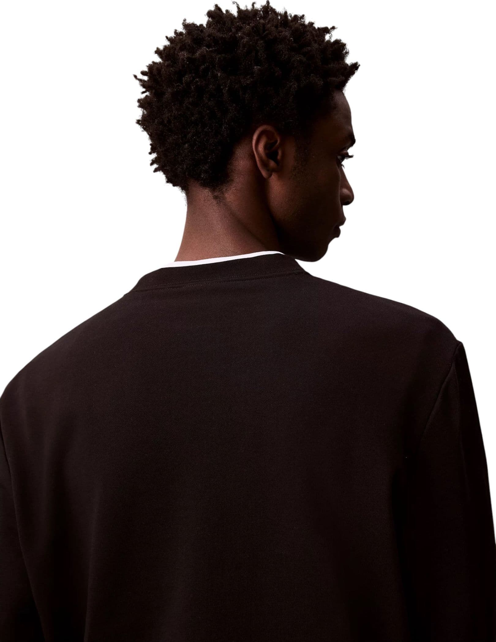CALVIN KLEIN JEANS Felpa In Spugna Di Cotone Con Badge Uomo Calvin Klein Jeans da uomo in Felpe con cappuccio Drestige - Casamassima, commercioVirtuoso.it