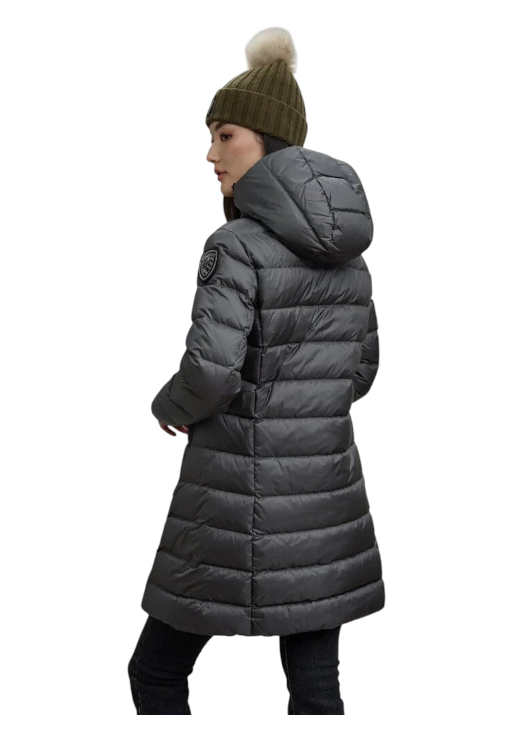 Blauer Piumino lungo a righe agnes Donna da donna in Giacche Drestige - Casamassima, commercioVirtuoso.it