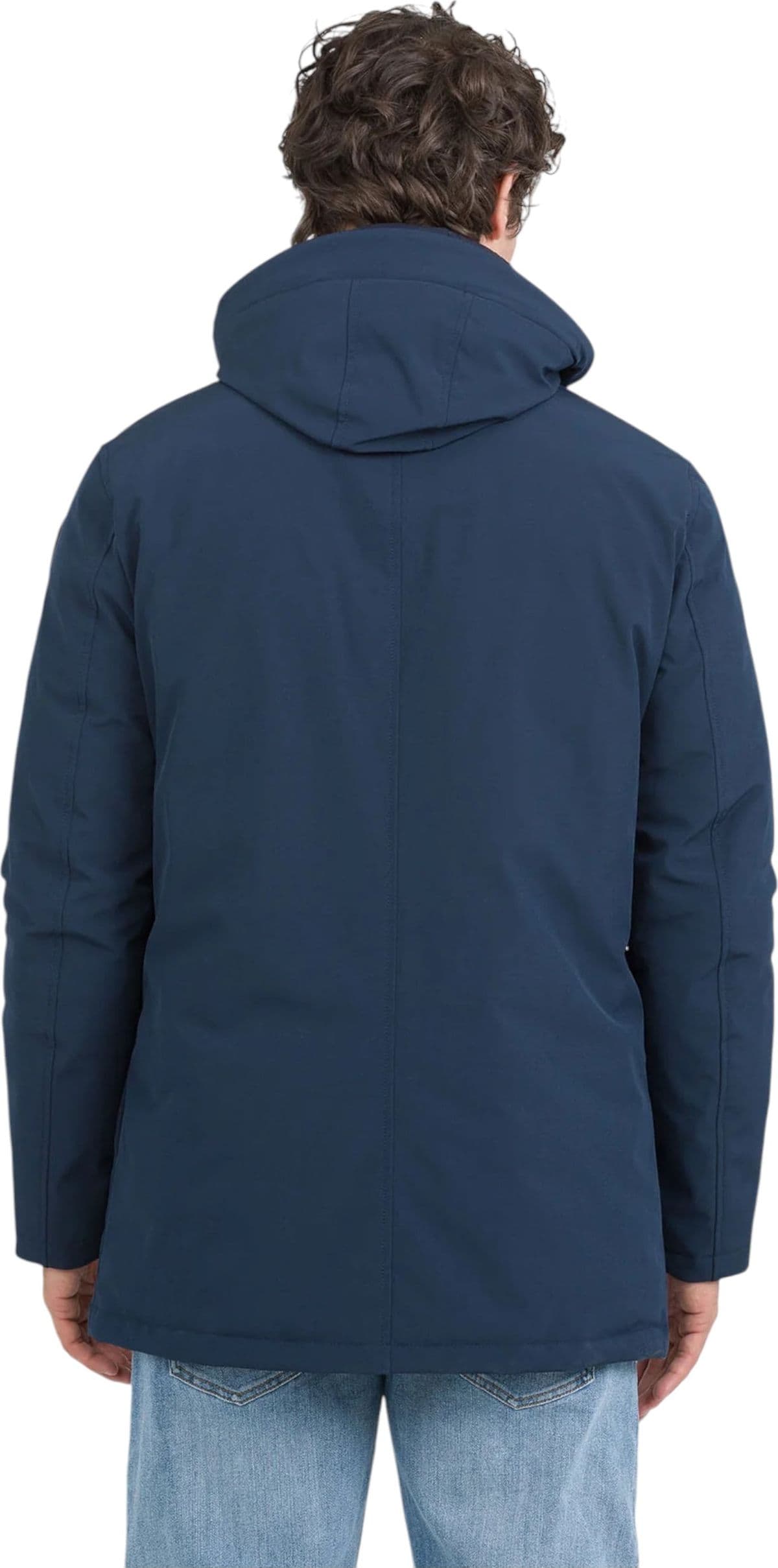 Blauer Parka con cappuccio removibile chester Uomo da uomo in Giacche Drestige - Casamassima, commercioVirtuoso.it