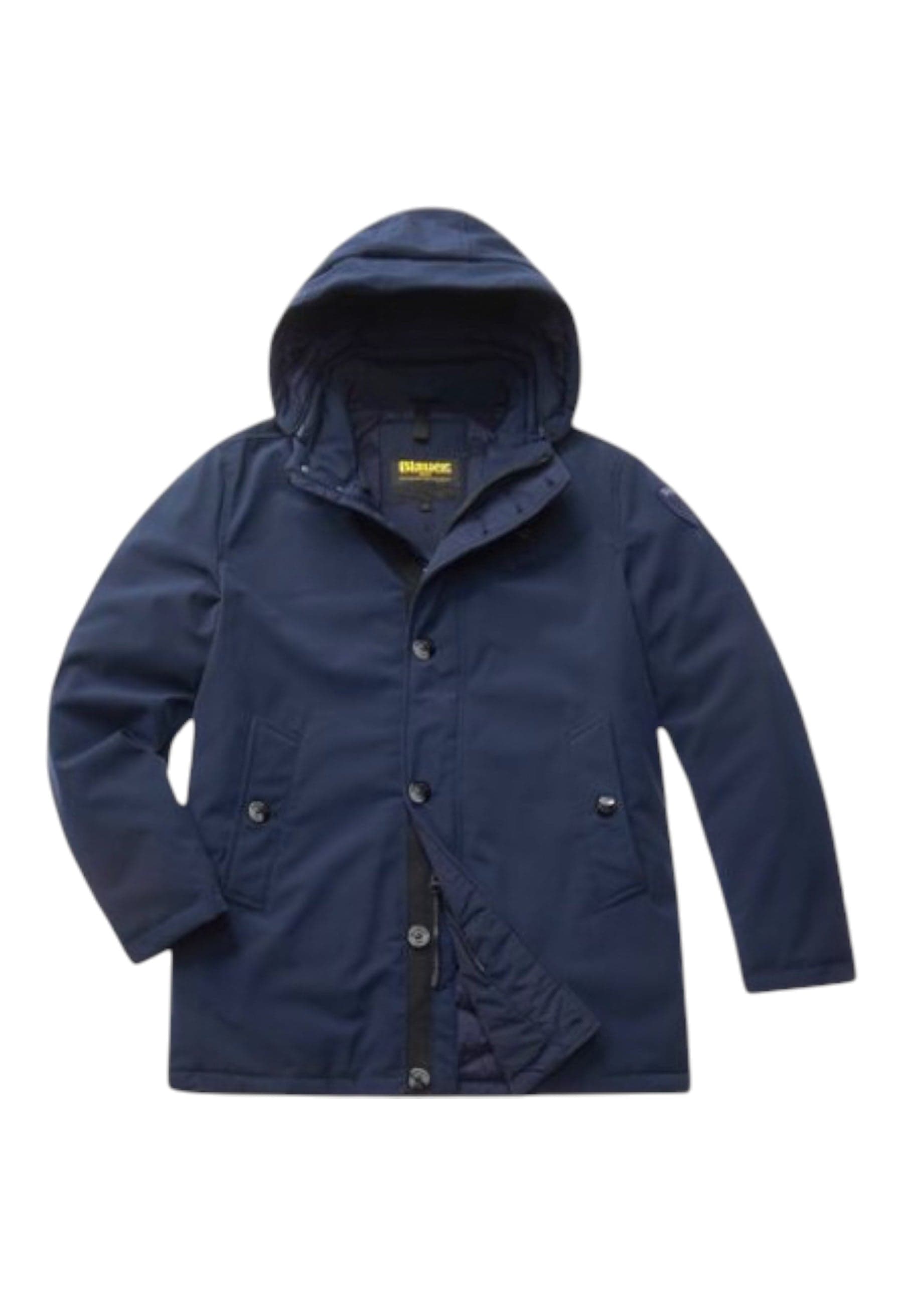 Blauer Parka con cappuccio removibile chester Uomo da uomo in Giacche Drestige - Casamassima, commercioVirtuoso.it