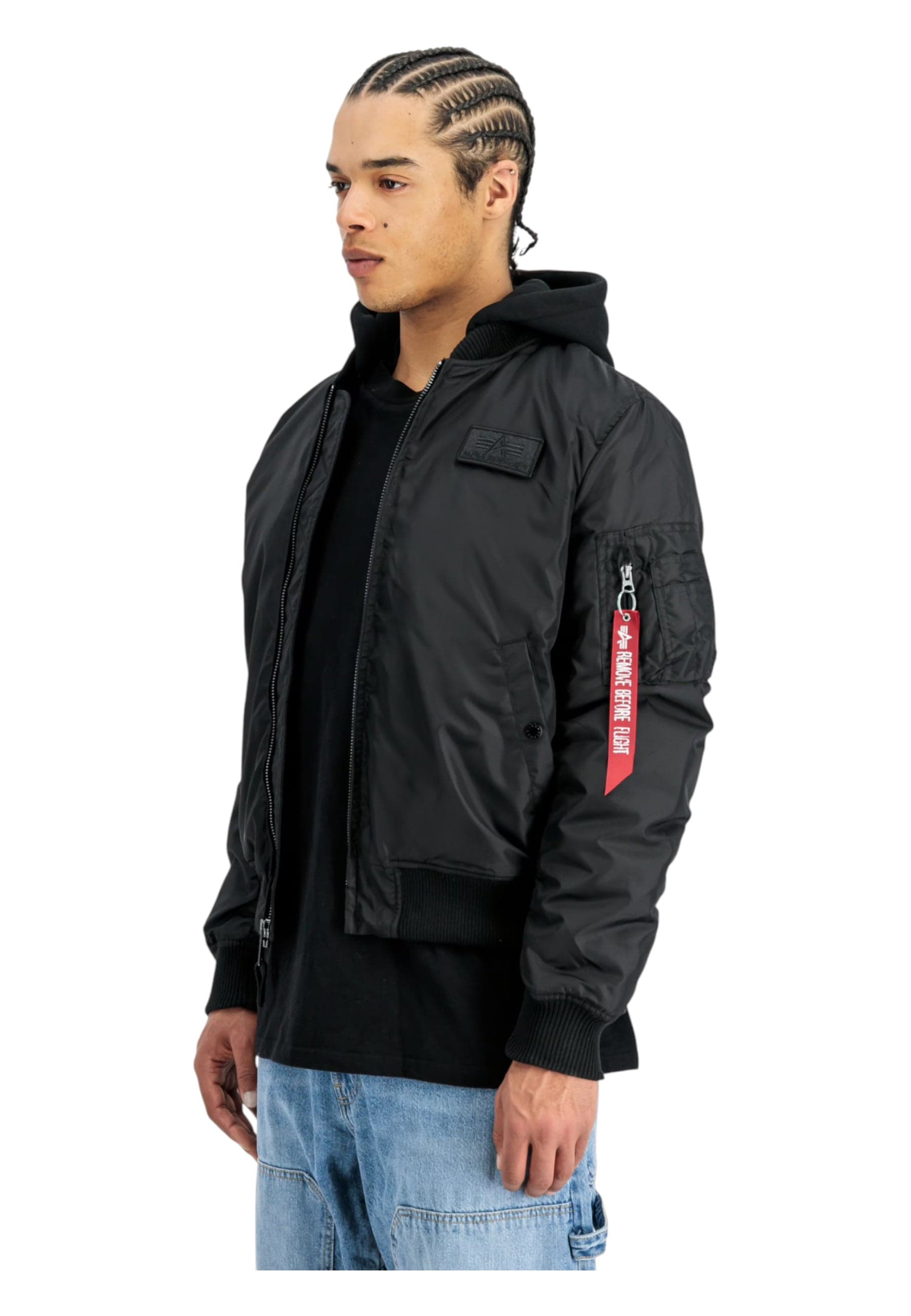 ALPHA INDUSTRIES Giacca bomber invernale con cappuccio MA-1 TT Uomo Alpha Industries da uomo in Giacche Drestige - Casamassima, commercioVirtuoso.it