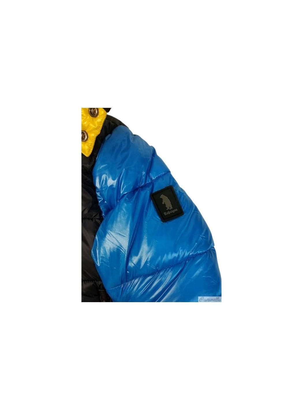 Refrigue Piumino Bambino 2831_O0166 BLU-AZZURRO-GIALLO da bambino in Giacche Drestige - Casamassima, commercioVirtuoso.it