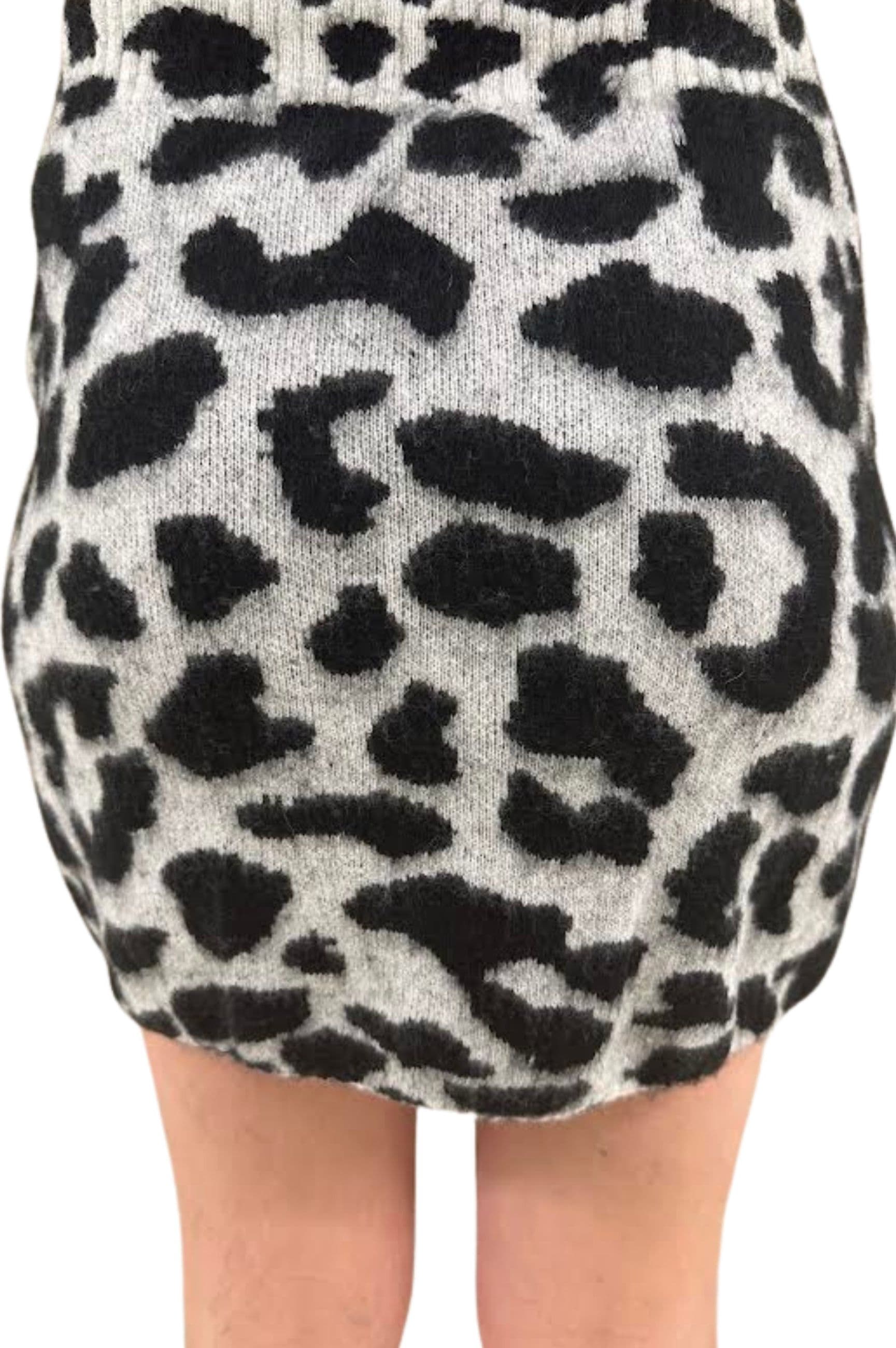 AKEP GONNA bianca e nera Donna Akep Leopardata da donna in Gonne Drestige - Casamassima, commercioVirtuoso.it