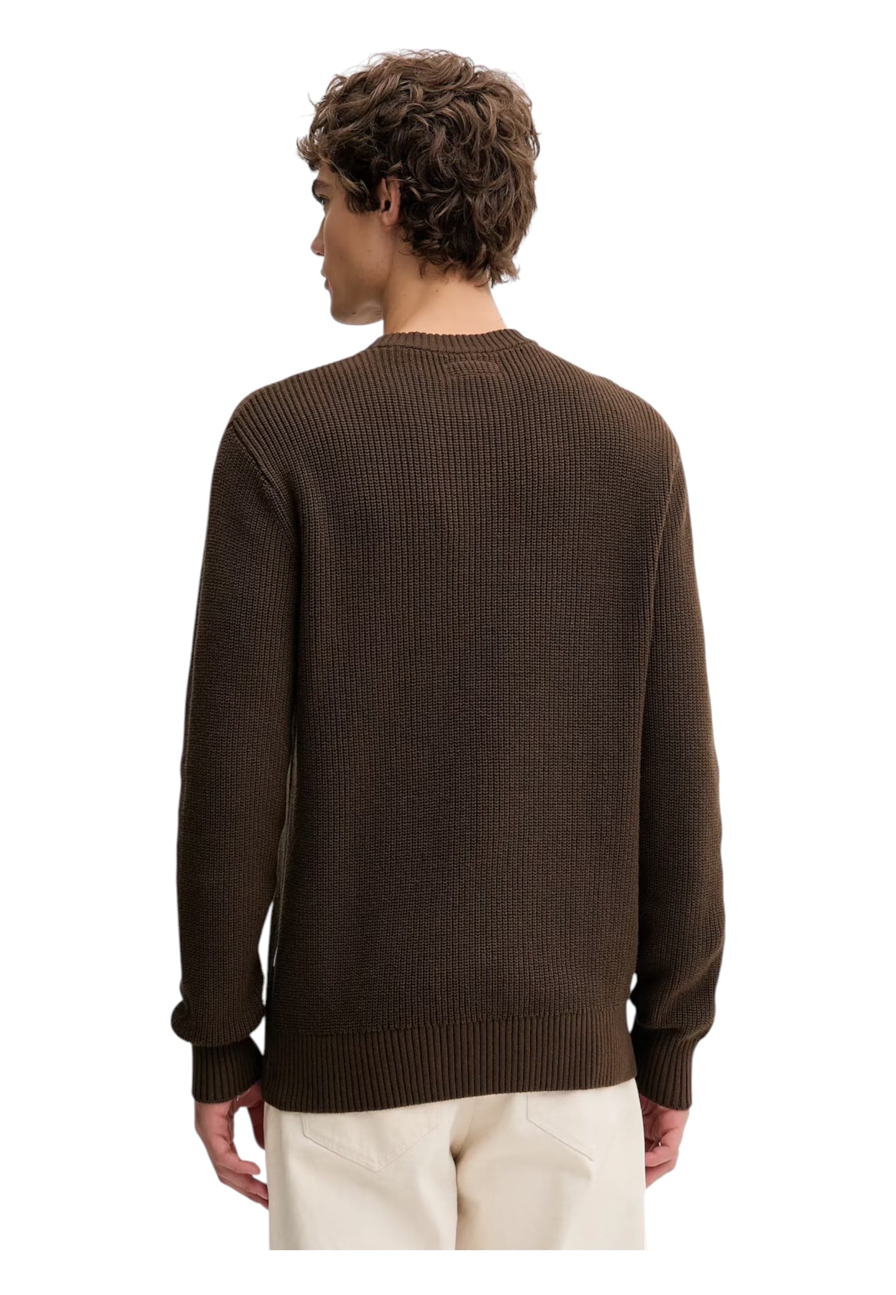 GUESS JEANS Maglione mini logo triangolo Adulto unisex Guess Jeans da uomo in Felpe senza cappuccio Drestige - Casamassima, commercioVirtuoso.it