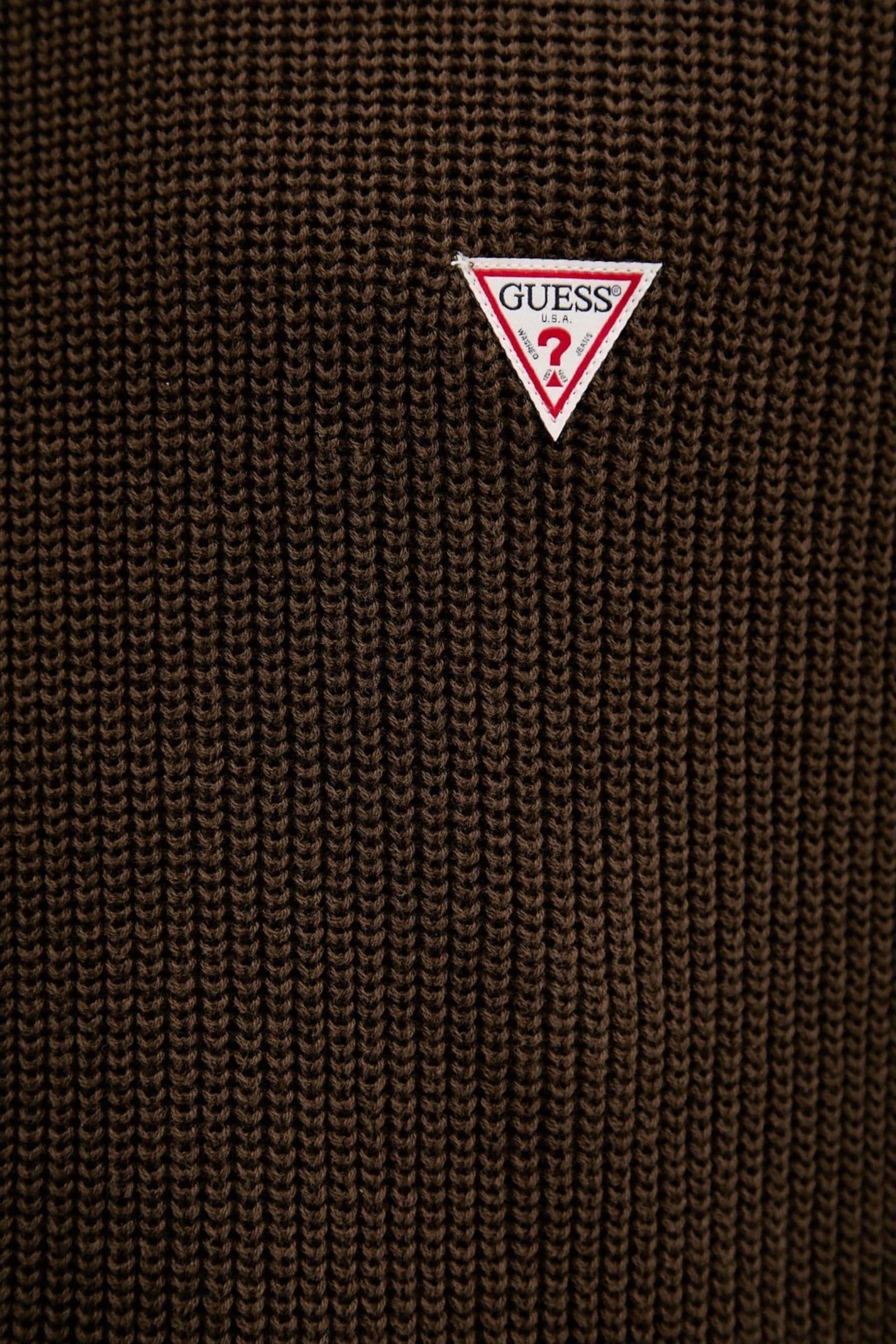 GUESS JEANS Maglione mini logo triangolo Adulto unisex Guess Jeans da uomo in Felpe senza cappuccio Drestige - Casamassima, commercioVirtuoso.it