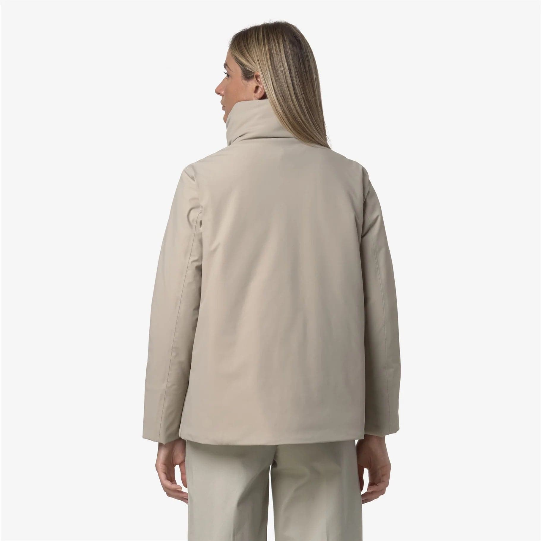K-Way K-WAY Marletta st Warm Giacca Corto Calda beige Grigia con Aperture Regolabili K7125KW XP2 da donna in Giacche Drestige - Casamassima, commercioVirtuoso.it
