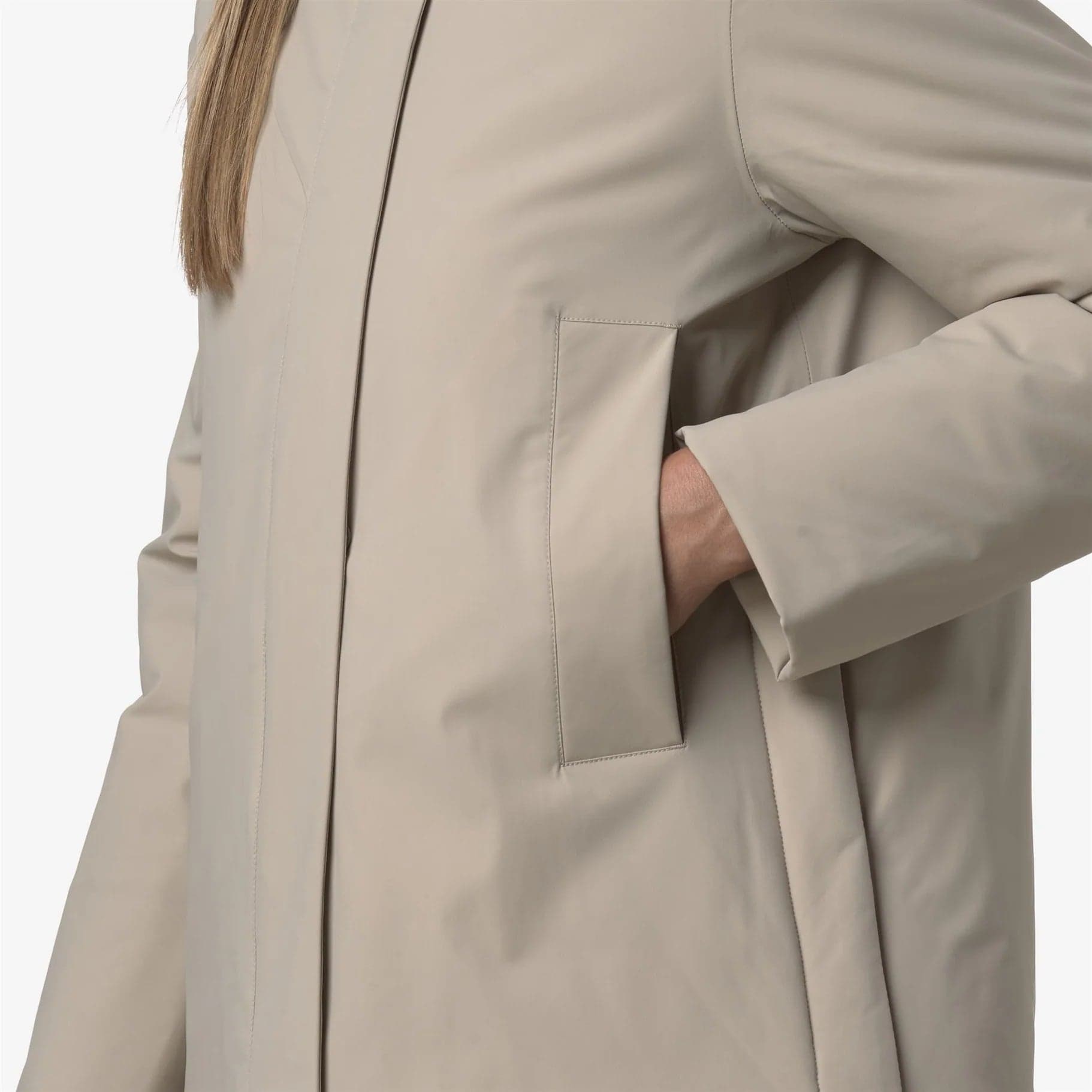 K-Way K-WAY Marletta st Warm Giacca Corto Calda beige Grigia con Aperture Regolabili K7125KW XP2 da donna in Giacche Drestige - Casamassima, commercioVirtuoso.it