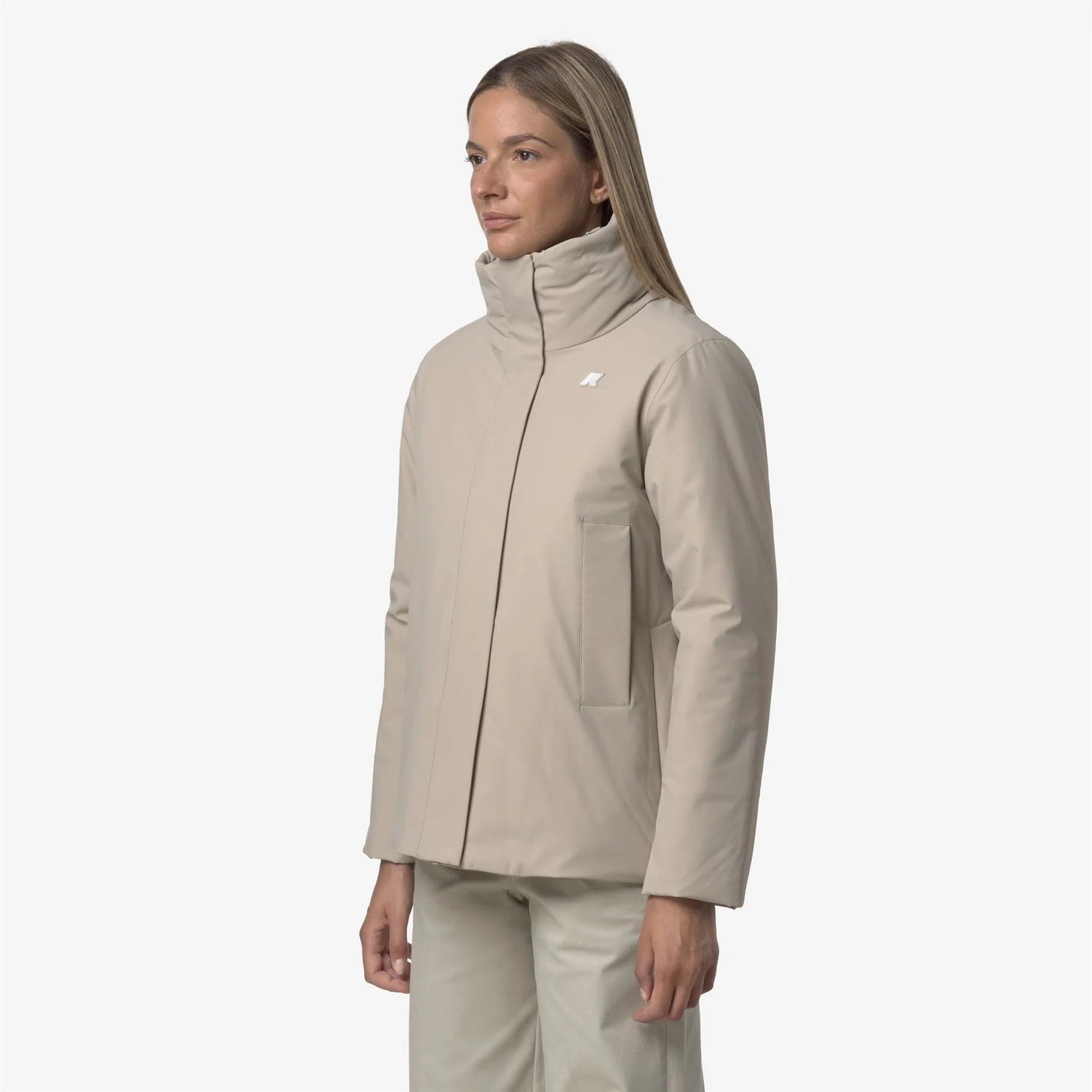 K-Way K-WAY Marletta st Warm Giacca Corto Calda beige Grigia con Aperture Regolabili K7125KW XP2 da donna in Giacche Drestige - Casamassima, commercioVirtuoso.it
