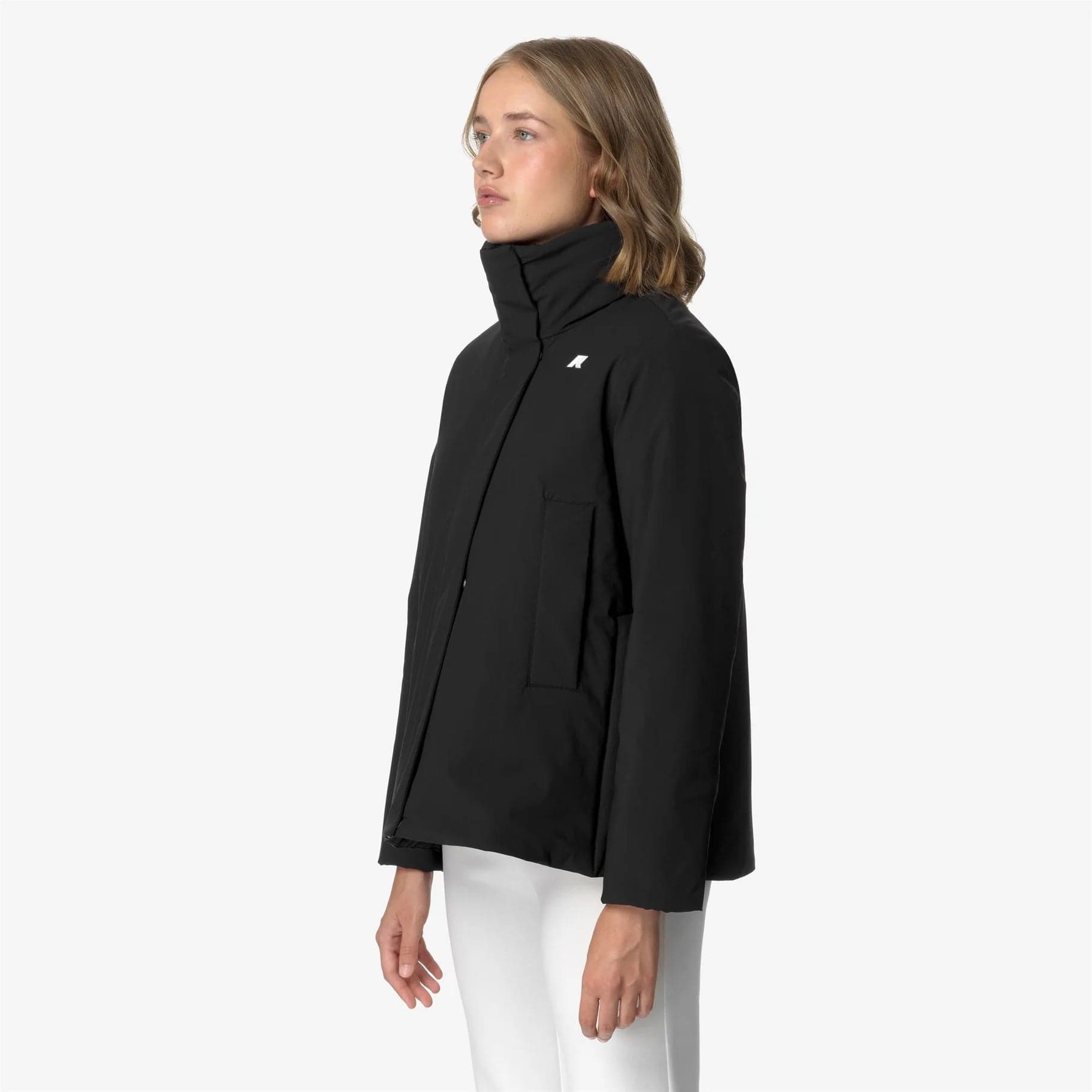 K-Way K-WAY Marletta st Warm Giacca Corto Calda Nera Grigia con Aperture Regolabili K7125KW USY BLACK da donna in Giacche Drestige - Casamassima, commercioVirtuoso.it