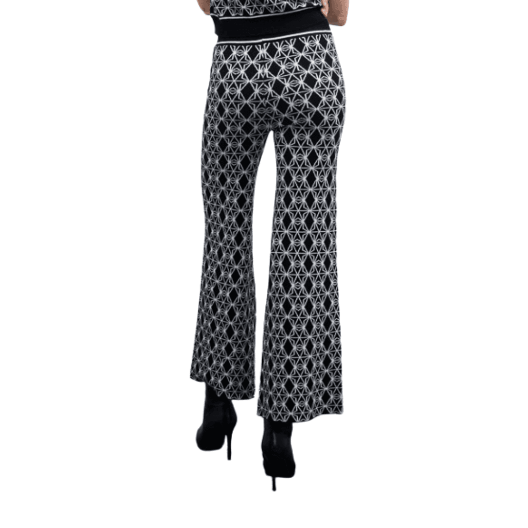 GOA GOA Goa Goa pantaloni jogger in maglia jacquard modello Chezzy con vita elasticizzata e polsini a costine da donna in Pantaloni da ginnastica Drestige - Casamassima, commercioVirtuoso.it