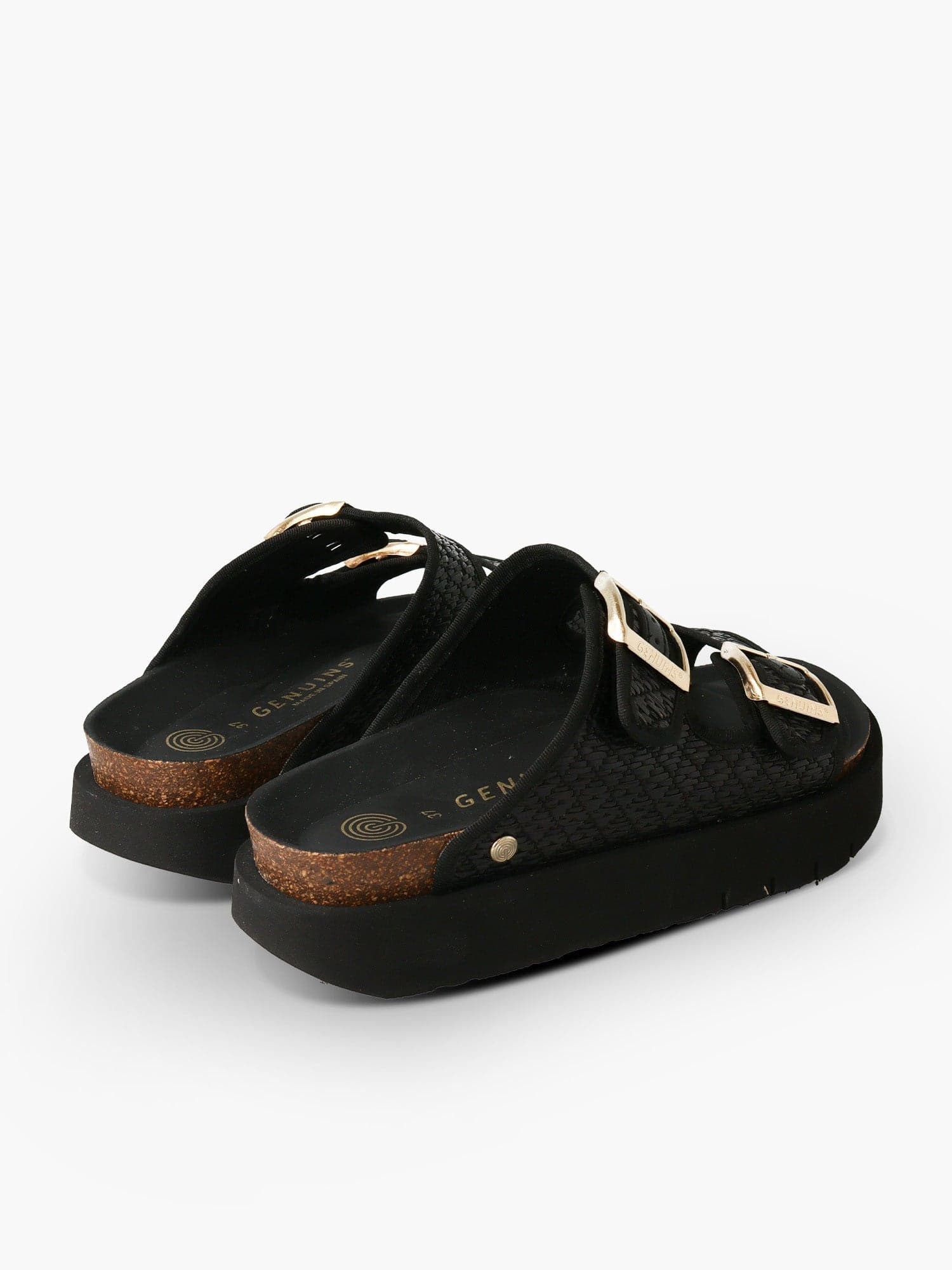 GENUINS Hawaii Raffia Donna genuins G106362-BLACK Nero da donna in Infradito Drestige - Casamassima, commercioVirtuoso.it
