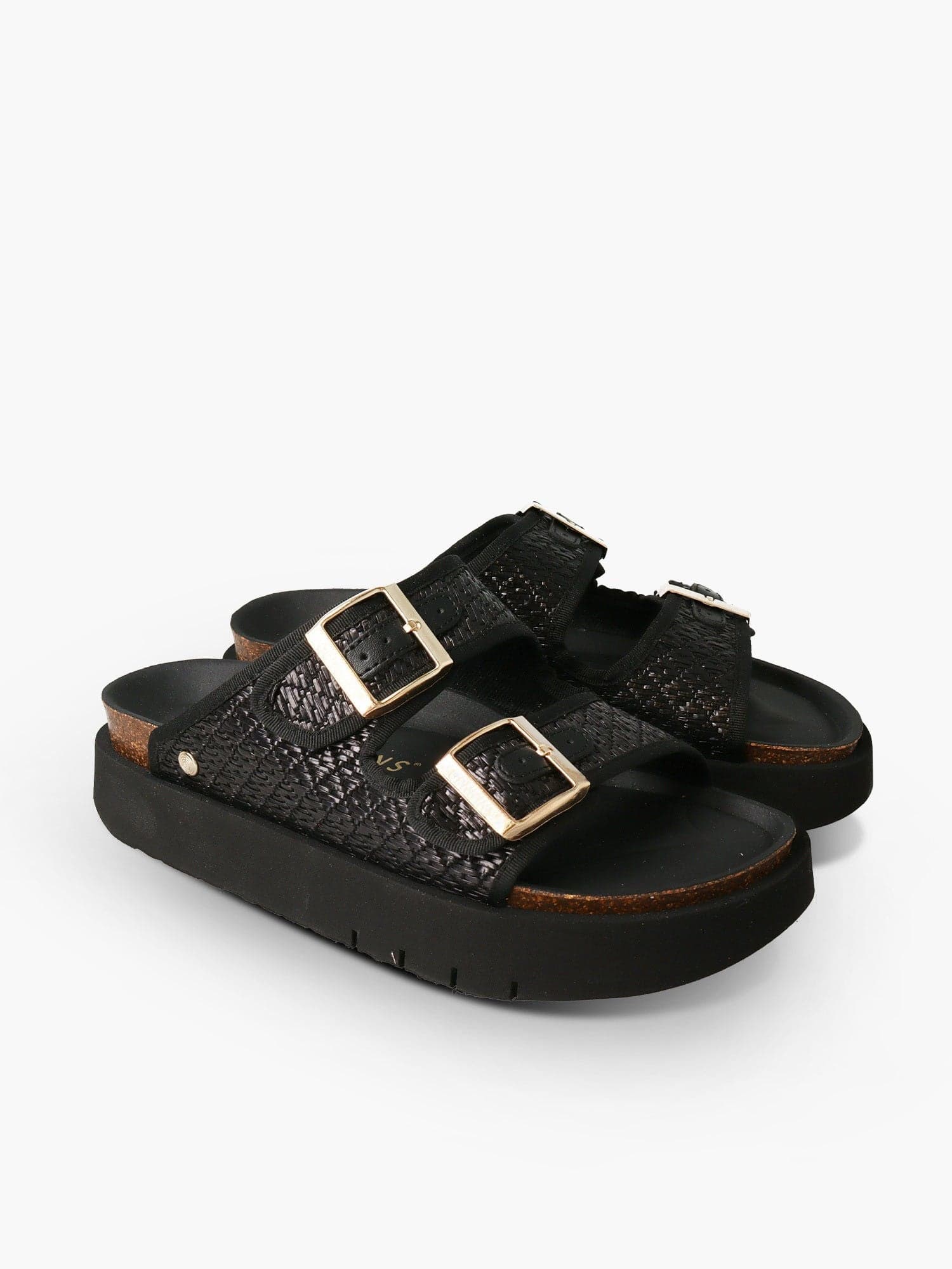 GENUINS Hawaii Raffia Donna genuins G106362-BLACK Nero da donna in Infradito Drestige - Casamassima, commercioVirtuoso.it