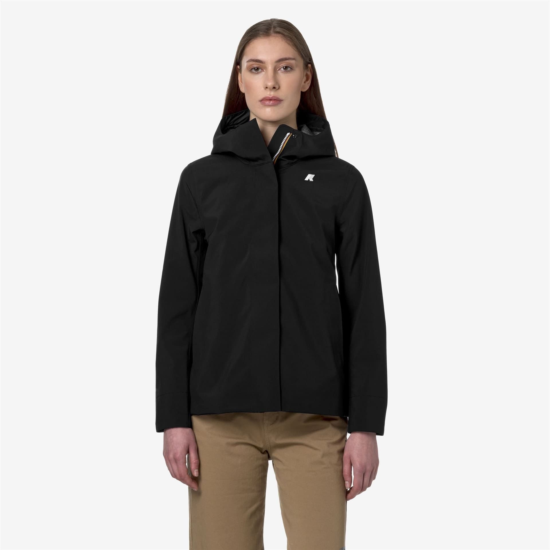 K-Way MADALINA BONDED JERSEY Donna k-way K3137GW-USY Nero da donna in Giacche Drestige - Casamassima, commercioVirtuoso.it