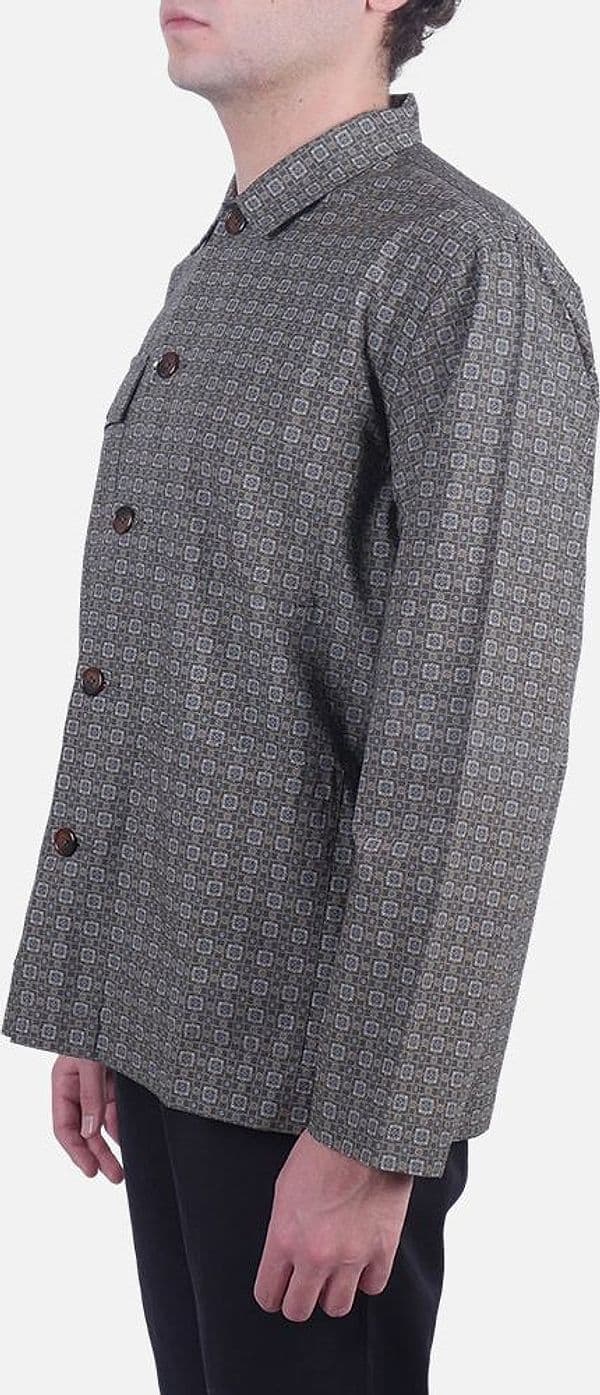 UNIVERSAL WORKS IMPERIAL PRINT COT DOCKSIDE OVERSHIRT da uomo in Camicie casual Drestige - Casamassima, commercioVirtuoso.it