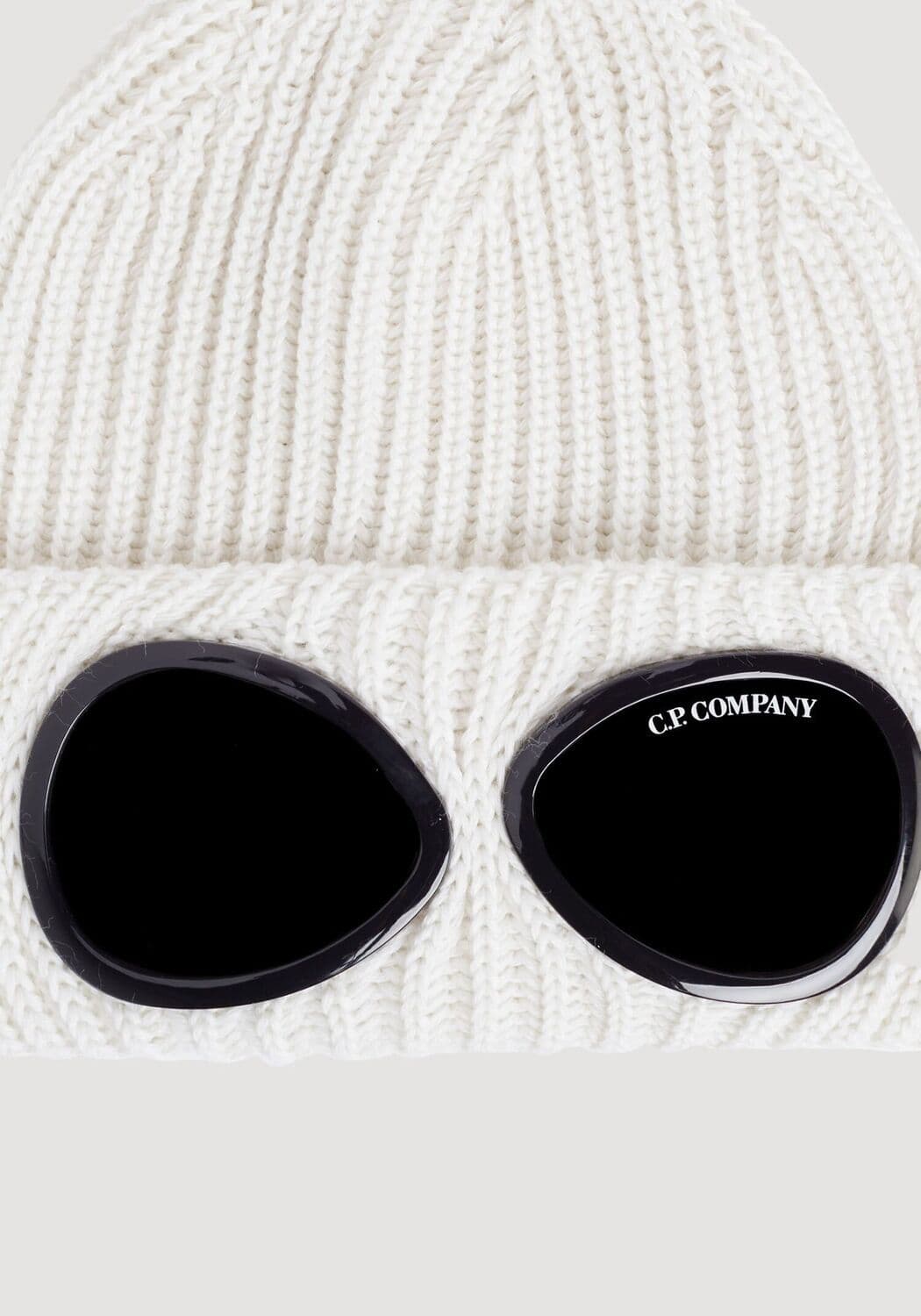 C.P. Company Extrafine Merino Wool Goggle Beanie da uomo in Berretti in maglia Drestige - Casamassima, commercioVirtuoso.it