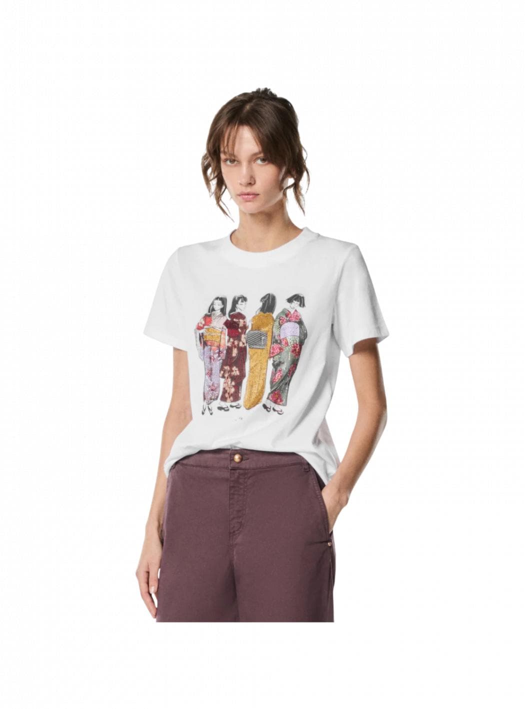 NENETTE T-shirt Donna Nenette DOKIO da donna in T-shirt Drestige - Casamassima, commercioVirtuoso.it