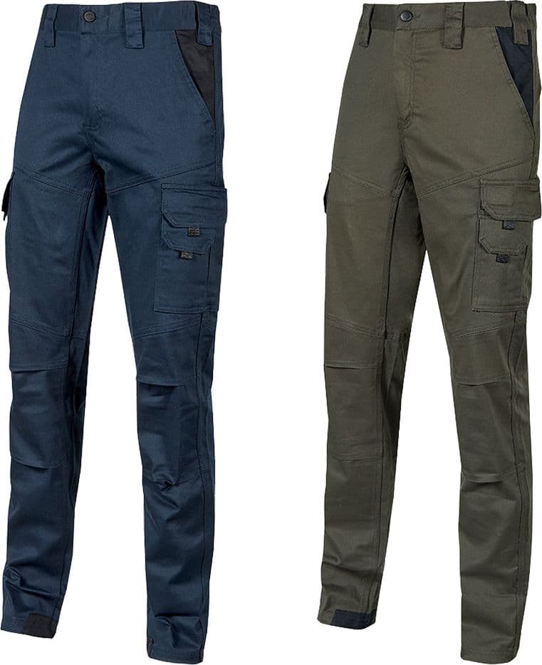 PANTALONE DA LAVORO 'GUAPO' taglia  L - colore blue westlake  - UPOWER