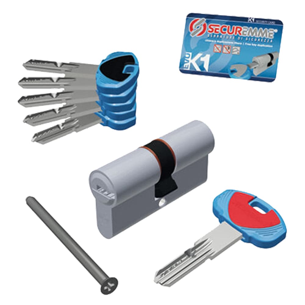 Cilindro Sagomato + 30 = 60 Securemme Modello: EVOK1 Misure Dichiarate