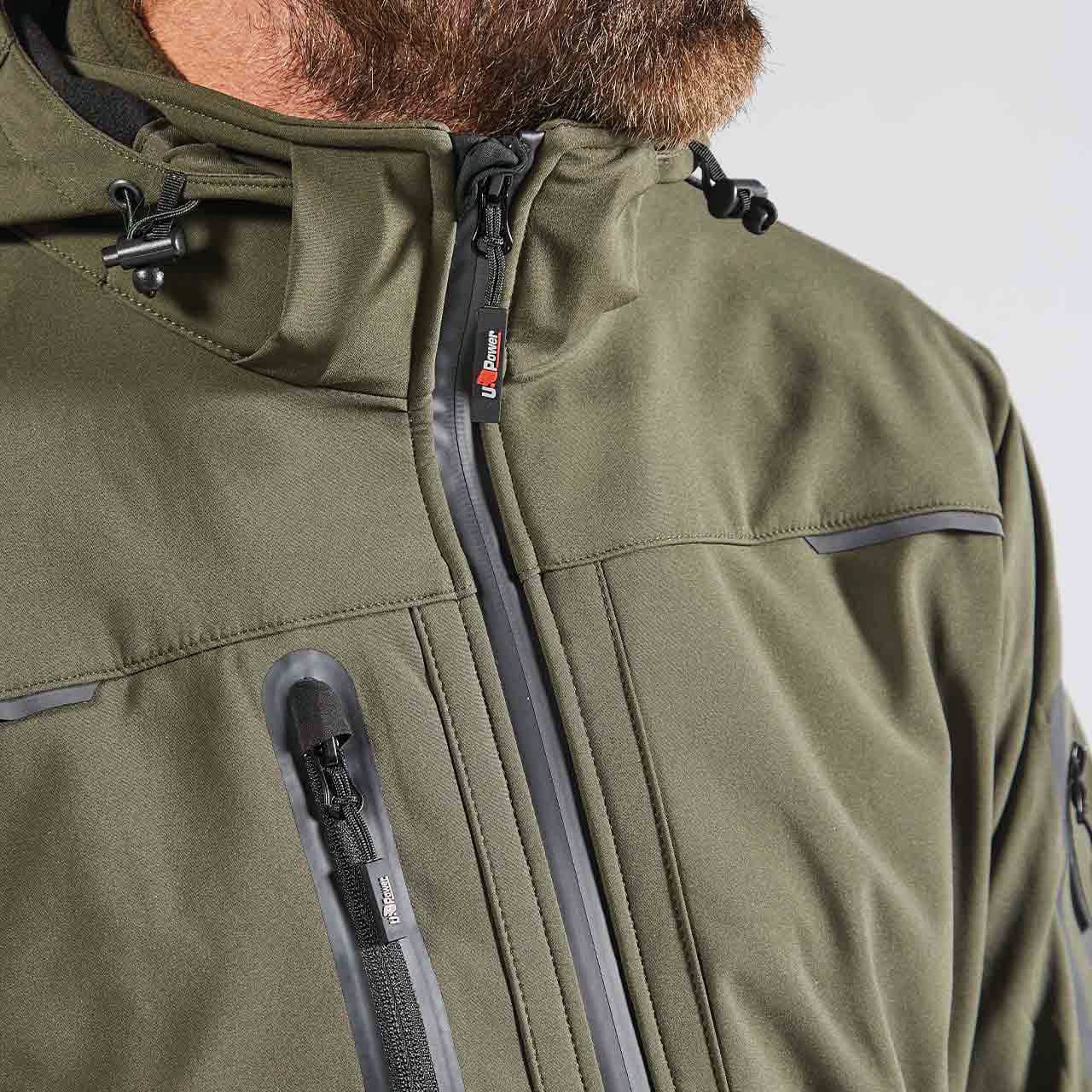 U-Power Giacca Softshell Space Col. Verde Mis. L in Abbigliamento tecnico e protettivo BricoGo - Marano di Napoli, commercioVirtuoso.it