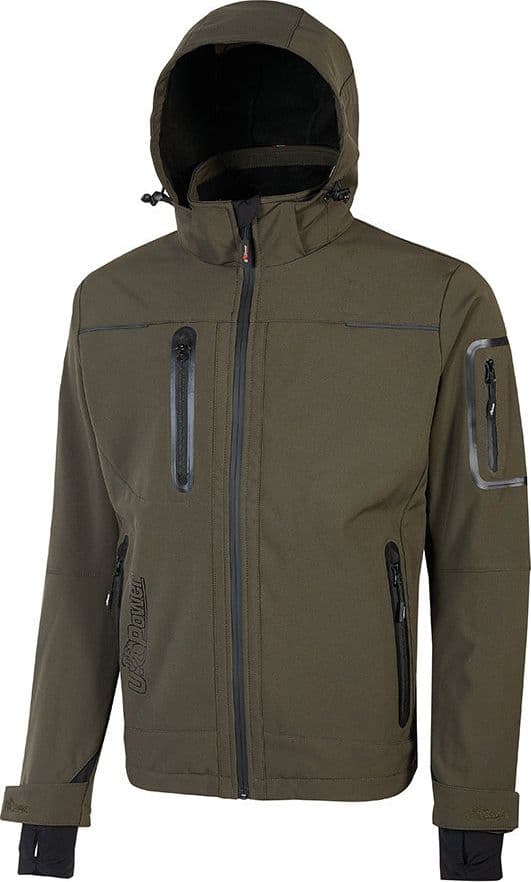 Giacca Softshell Space Colore Verde Misura M U Power