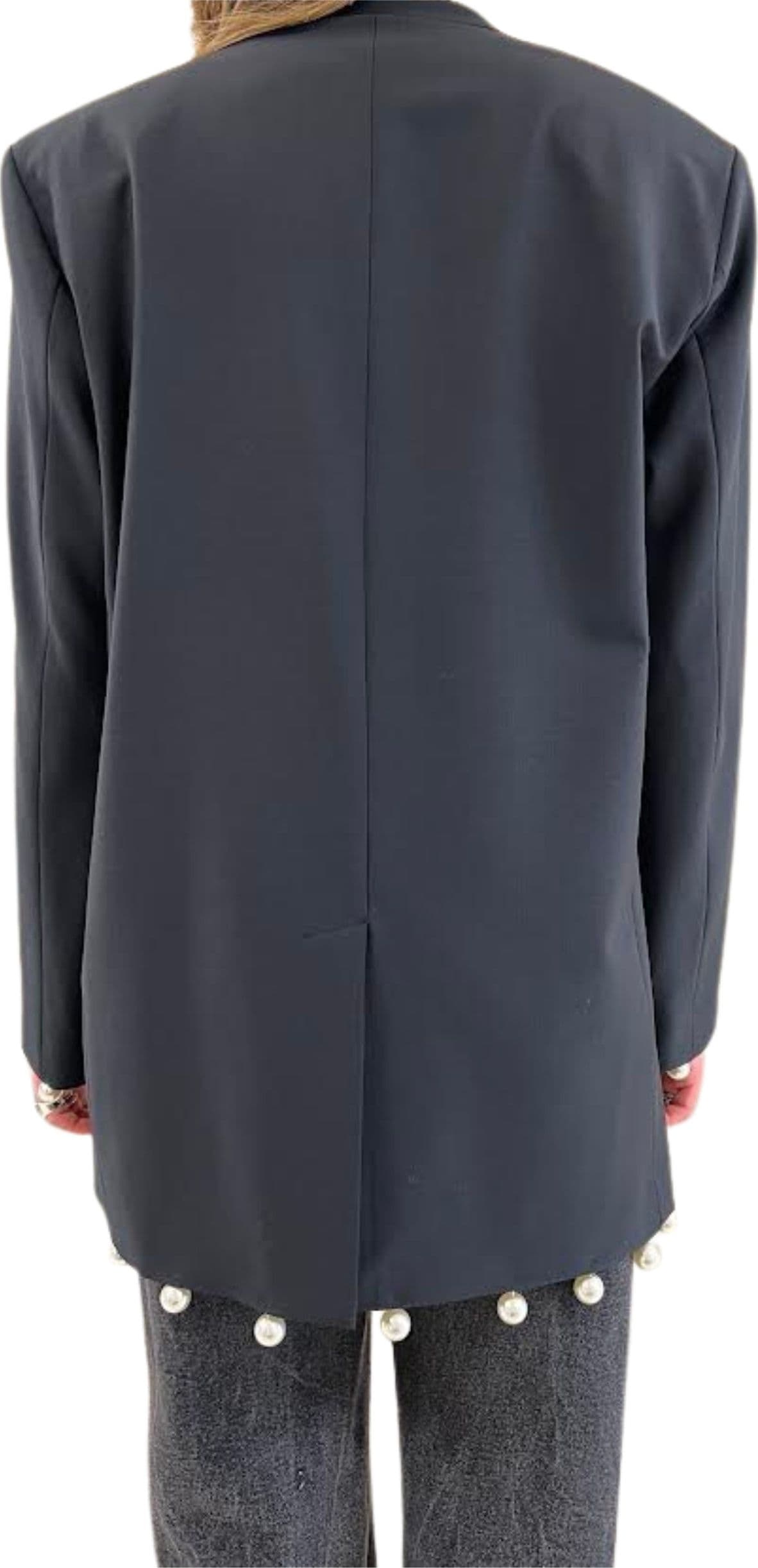 MEIMEIJ GIACCA Donna DOPPIOPETTO CON PERLE da donna in Giacche da abito e blazer Drestige - Casamassima, commercioVirtuoso.it
