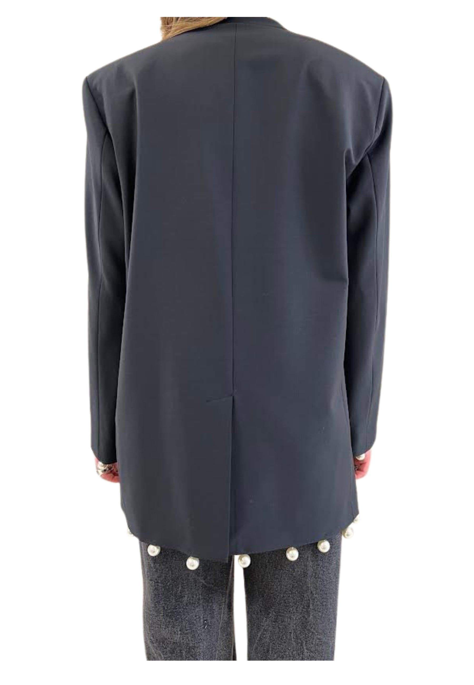 MEIMEIJ GIACCA Donna DOPPIOPETTO CON PERLE da donna in Giacche da abito e blazer Drestige - Casamassima, commercioVirtuoso.it