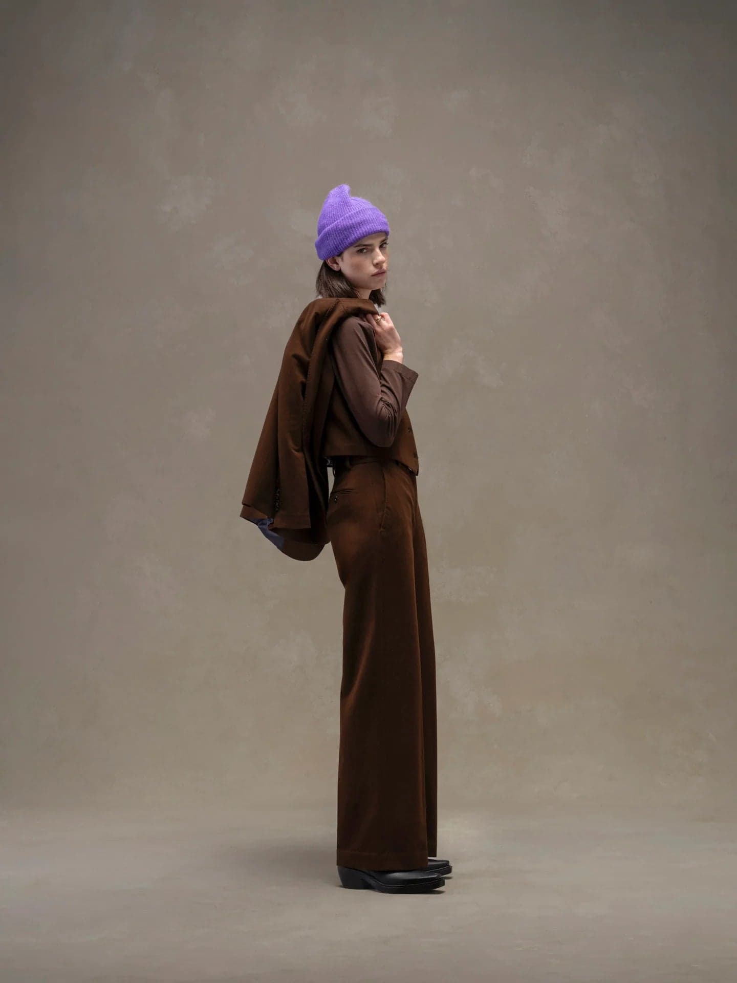 Circolo 1901 Pantalone masculine cashmere touch Donna FD3604 da donna in Pantaloni Drestige - Casamassima, commercioVirtuoso.it