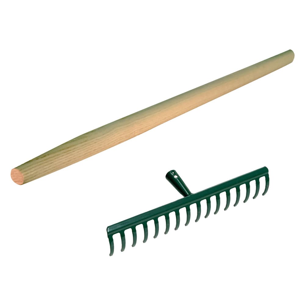Rastrello 16 Denti Cm 43 - Con Manico Cm. 160 - Lif in Rastrelli BricoGo - Marano di Napoli, commercioVirtuoso.it