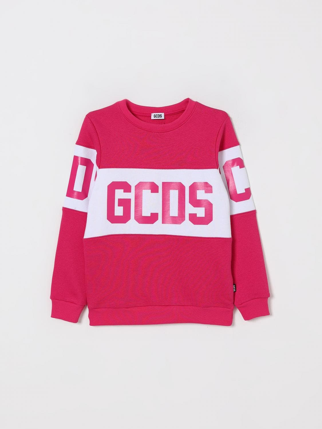 GCDS Felpa Bambina 1527ba2_fucsia da bambino in Felpe senza cappuccio Drestige - Casamassima, commercioVirtuoso.it