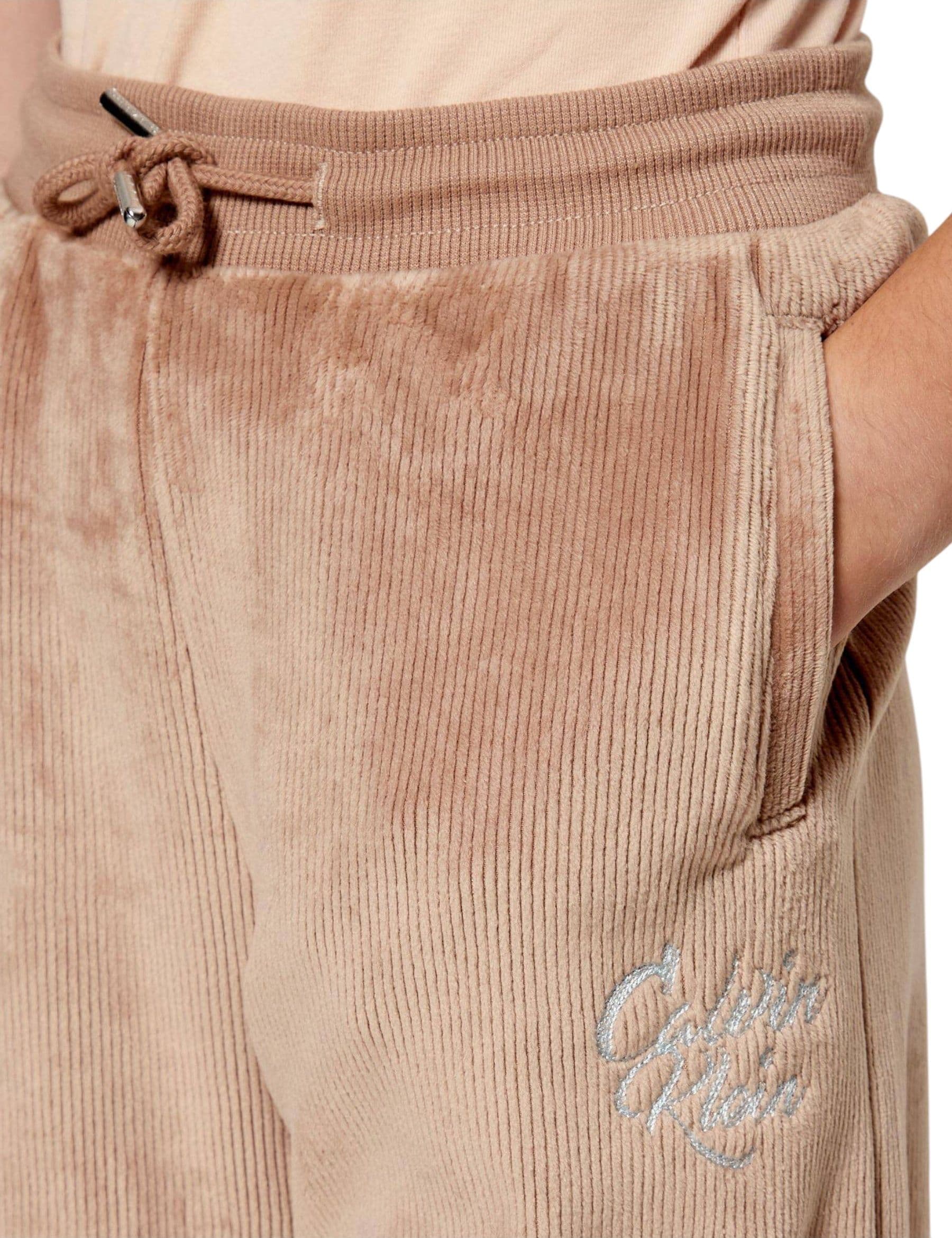 calvin klein Completo sportivo set in velluto a coste Bambina Calvin Klein da bambino in Felpe con cappuccio Drestige - Casamassima, commercioVirtuoso.it