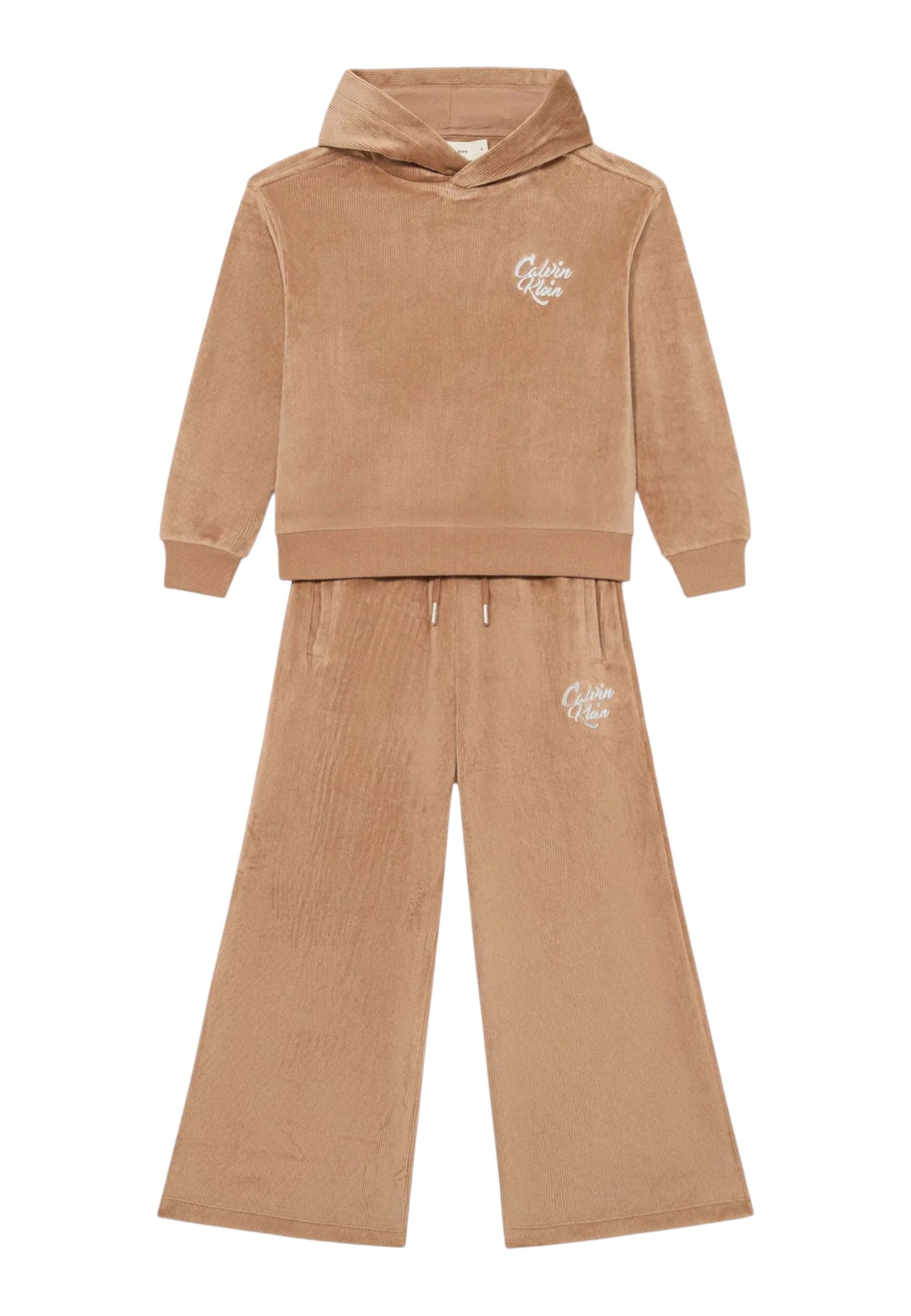 calvin klein Completo sportivo set in velluto a coste Bambina Calvin Klein da bambino in Felpe con cappuccio Drestige - Casamassima, commercioVirtuoso.it
