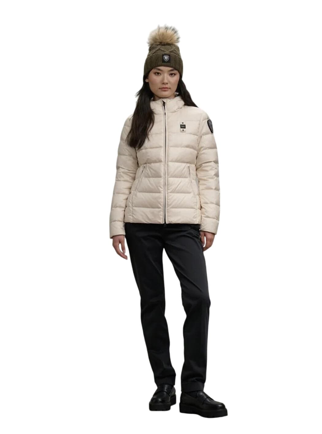 Blauer giubbino donna piumino sfiancato Charme 25WBLDC03100 907GG da donna in Giacche Drestige - Casamassima, commercioVirtuoso.it