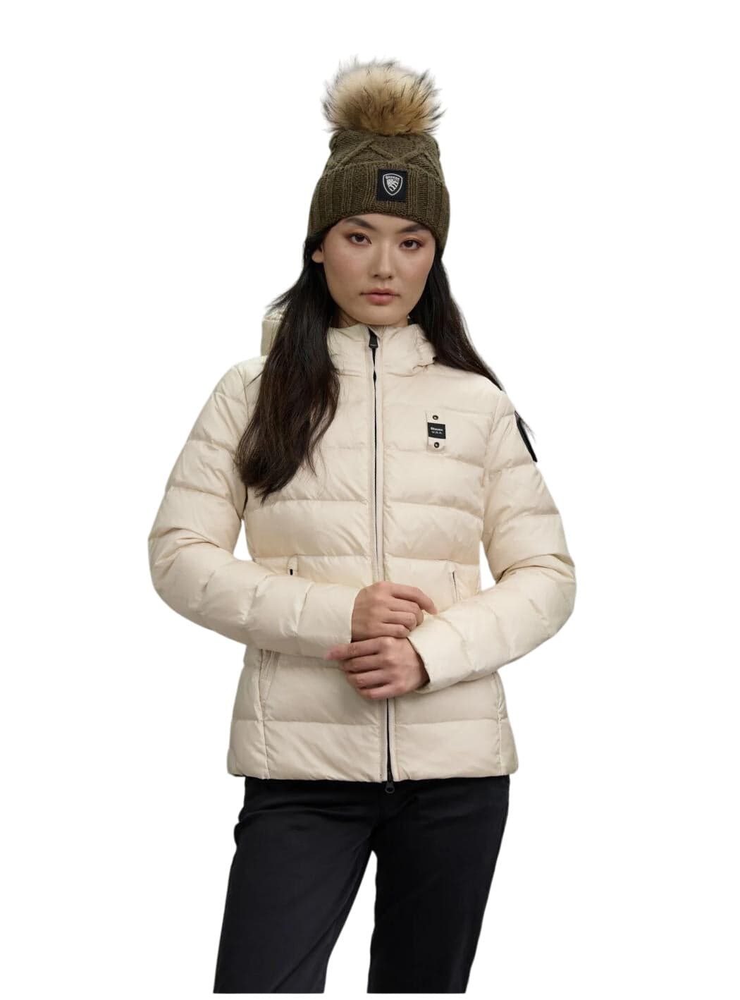 Blauer giubbino donna piumino sfiancato Charme 25WBLDC03100 907GG da donna in Giacche Drestige - Casamassima, commercioVirtuoso.it