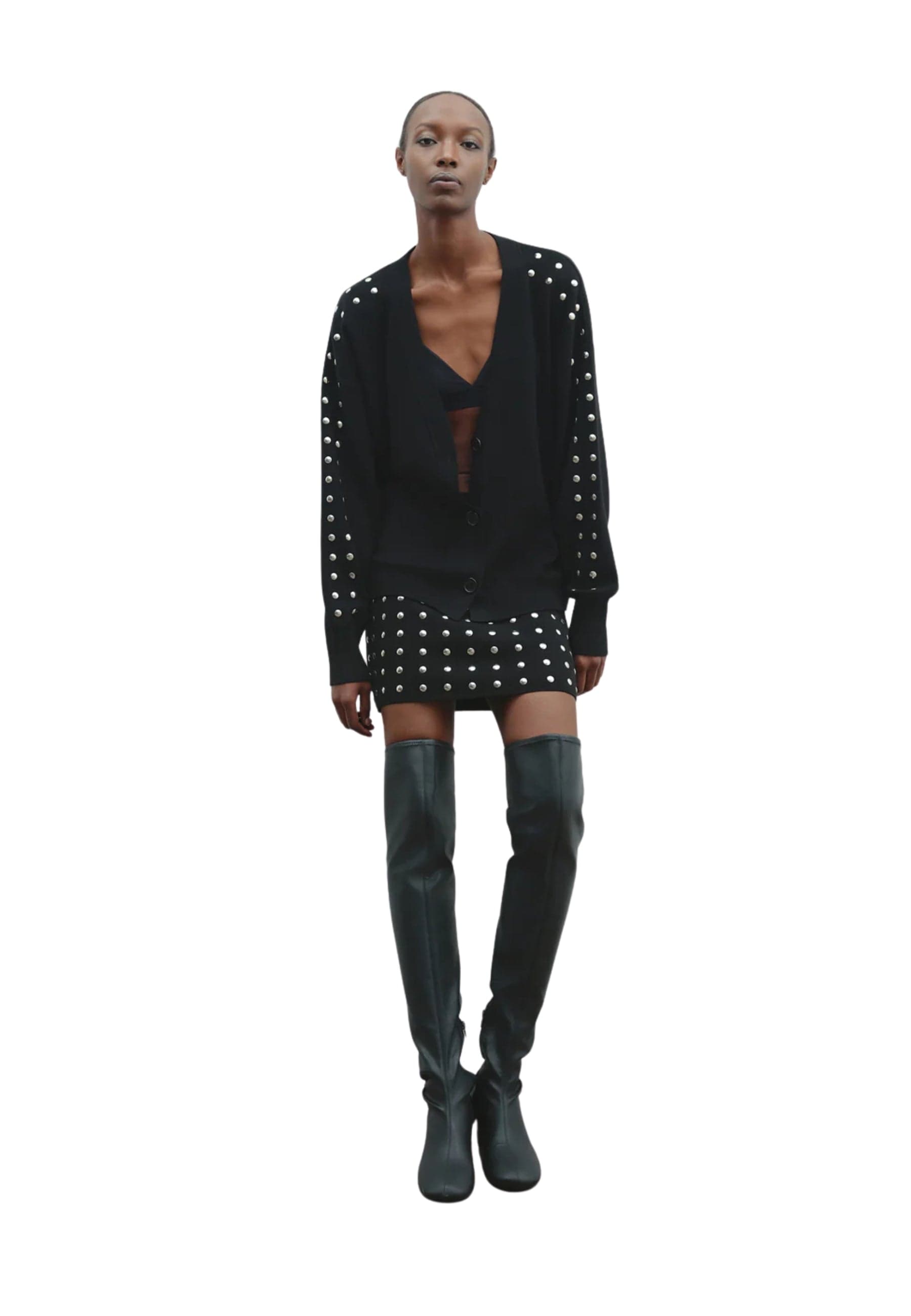 AKEP CARDIGAN Donna Akep CON BORCHIE da donna